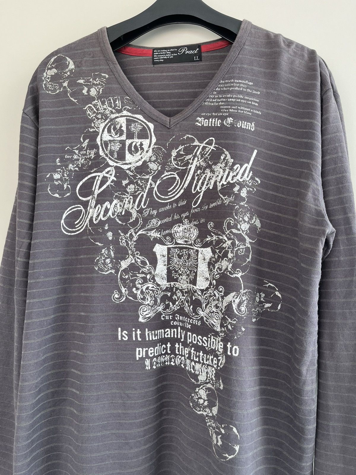 20471120 × Beauty Beast × Hysteric Glamour Japanese Pract Poem skull Seditionaries Punk Style Sleeve Size US L / EU 52-54 / 3 - 6 Thumbnail