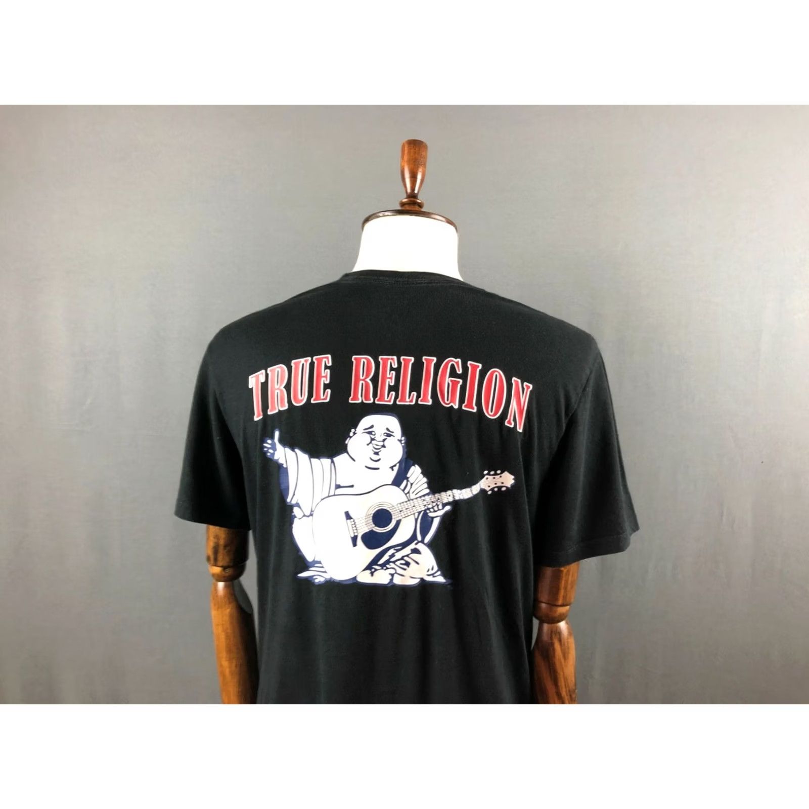 True Religion True Religion Shirt Men’s L Black Cotton Short Sleeve Crew Neck Knit Logo T-Shirt Mens Size US M / EU 48-50 / 2 - 5 Thumbnail