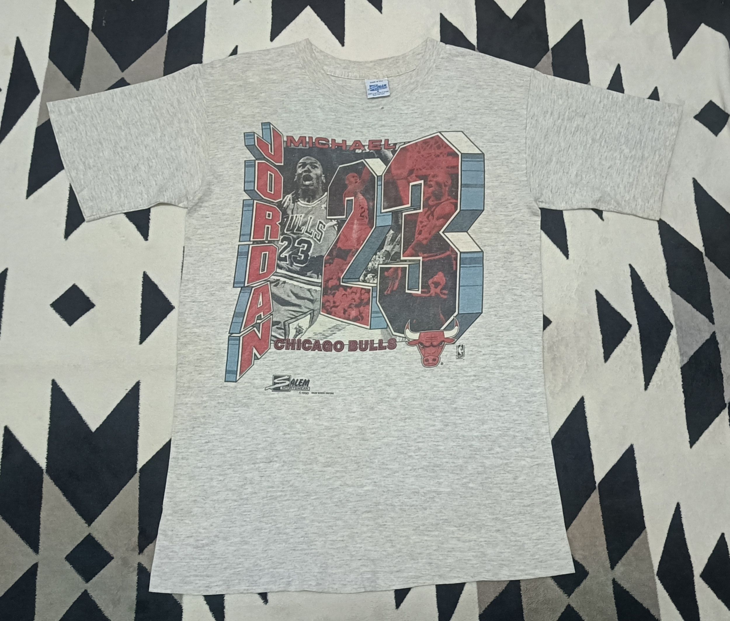 Nike 🔥🔥 Rare Vintage 90s Nike Micheal Jordan Tee Size US M / EU 48-50 / 2 - 2 Thumbnail