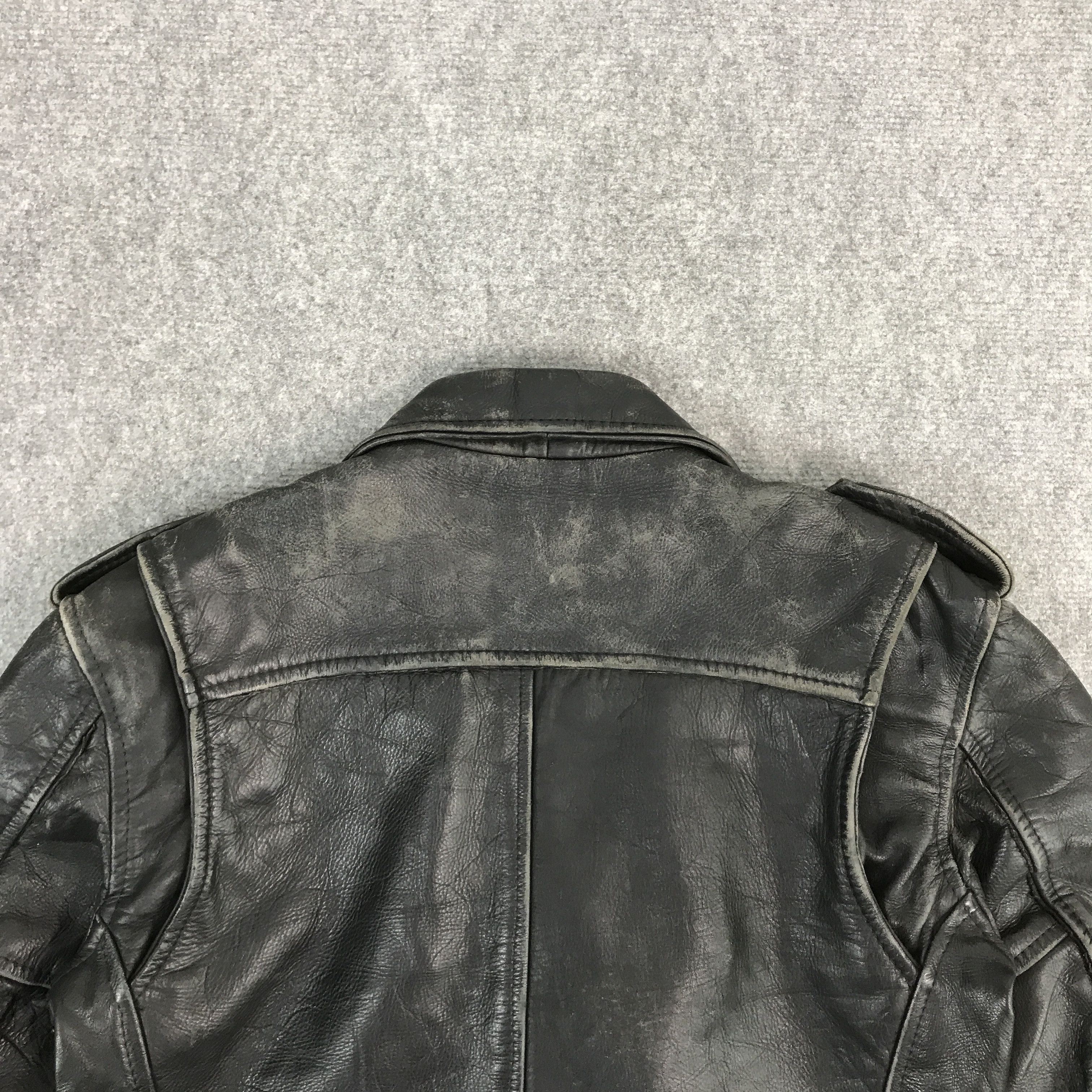 First MFG Co. × Japanese Brand FIRST DOUBLE COLLAR LEATHER JACKET Size US M / EU 48-50 / 2 - 4 Thumbnail