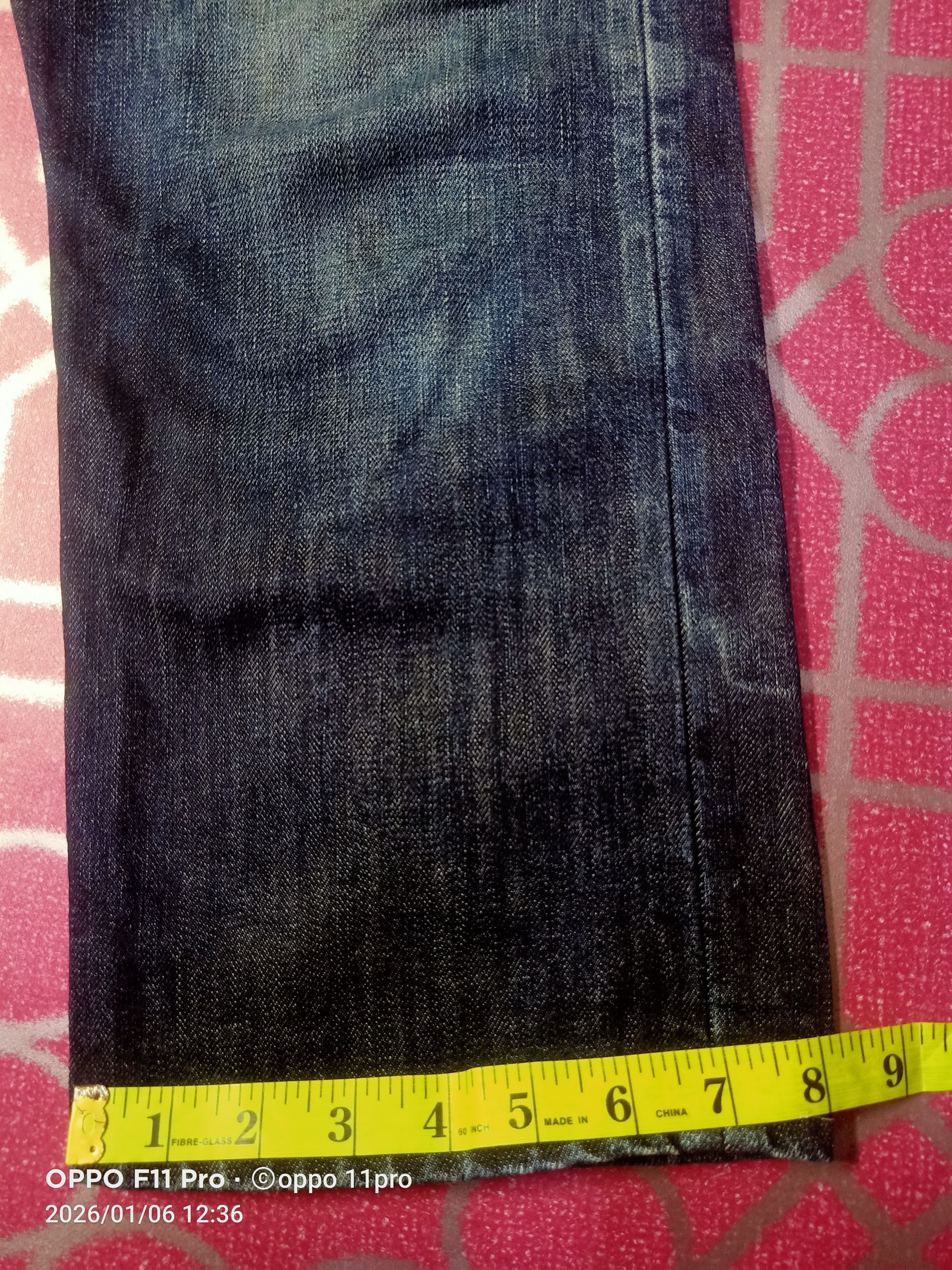 Japanese Brand 🌟Back Number EveryGarment Gurantee Men Denim 🌟 Size US 35 - 11 Thumbnail