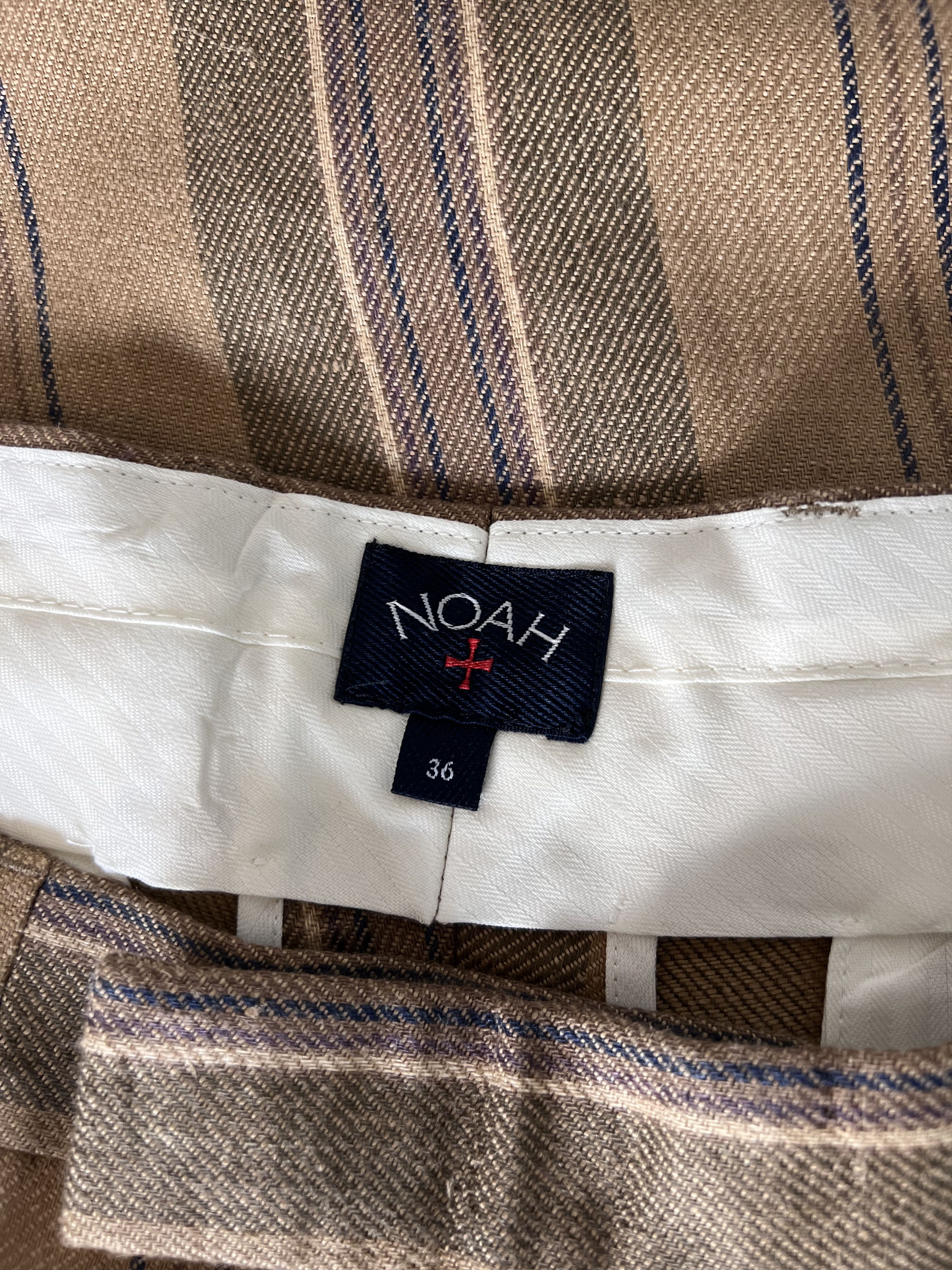 Noah Noah Linen Double Pleated Pants in Brown Size US 36 / EU 52 - 7 Thumbnail