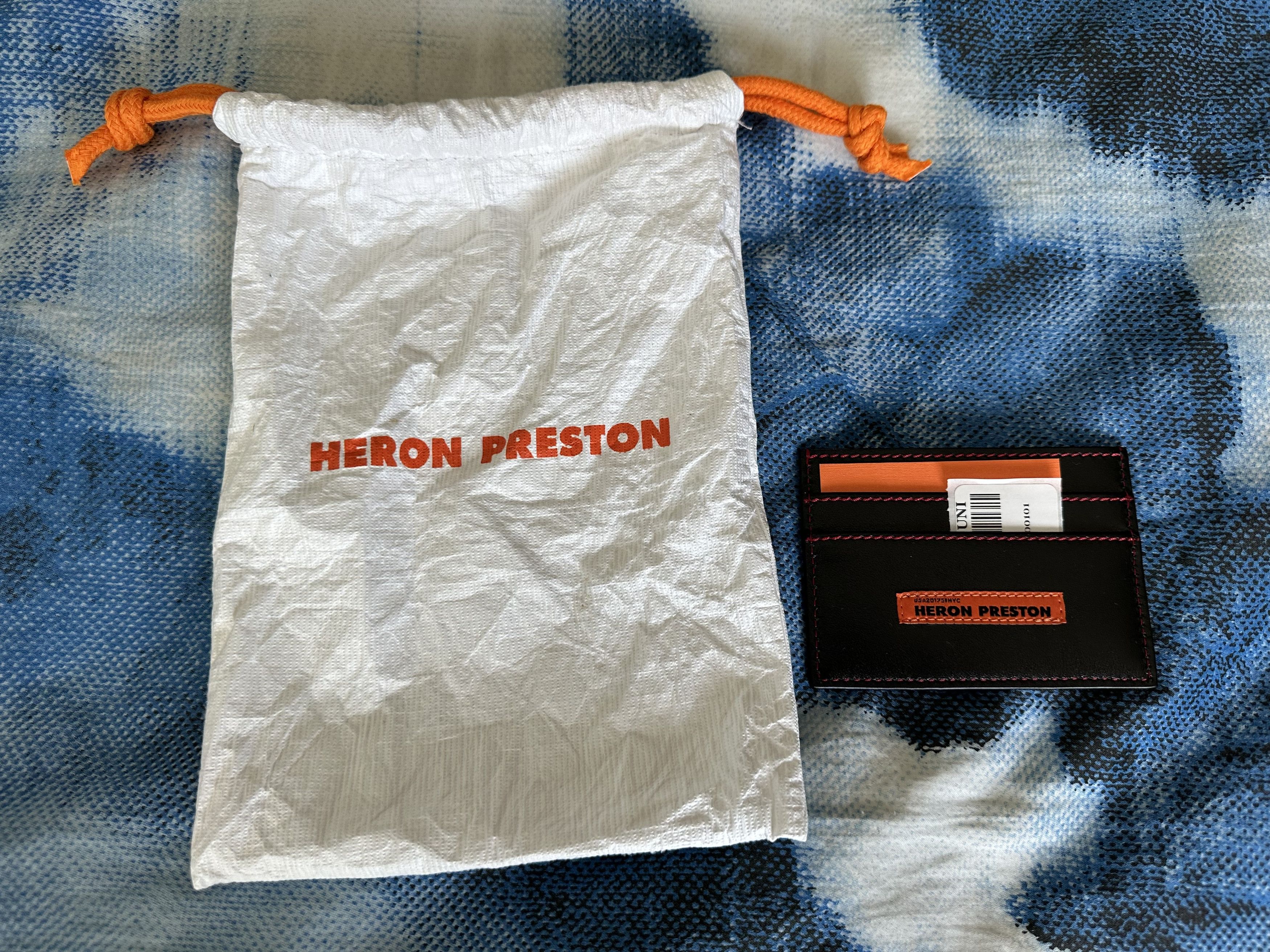 Heron Preston Squared C Flat Card Holder Size ONE SIZE - 5 Thumbnail