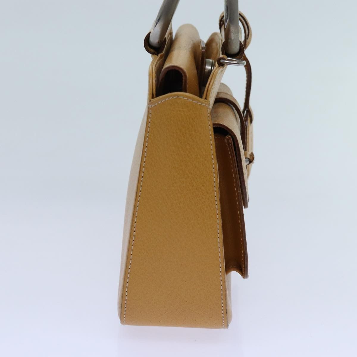Gucci GUCCI Hand Bag Leather Brown Size ONE SIZE - 4 Thumbnail