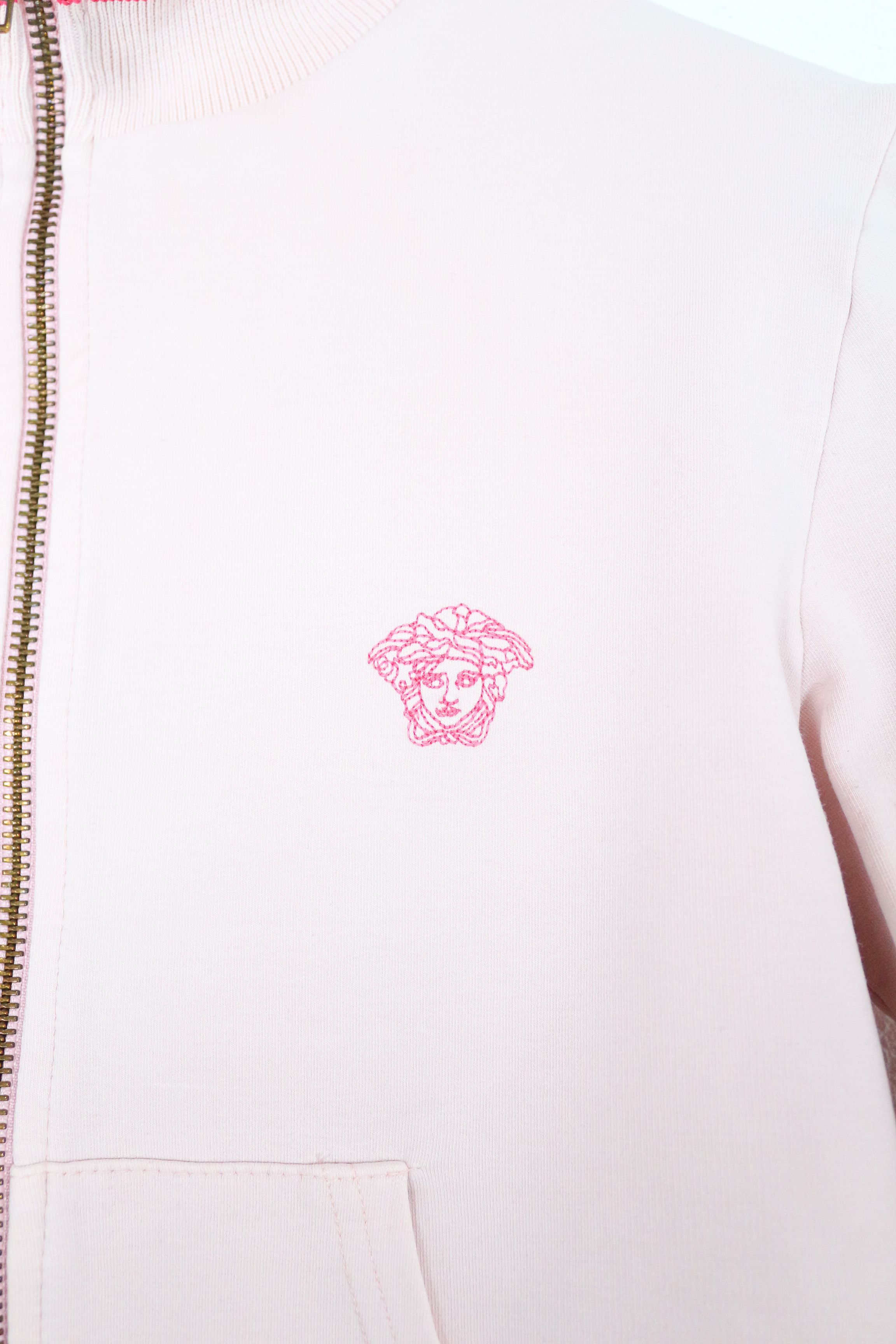 Versace × Versace Jeans Couture Versace Jeans Couture Medusa Logo Y2K Track Sweat Jacket Size XS / US 0-2 / IT 36-38 - 3 Thumbnail