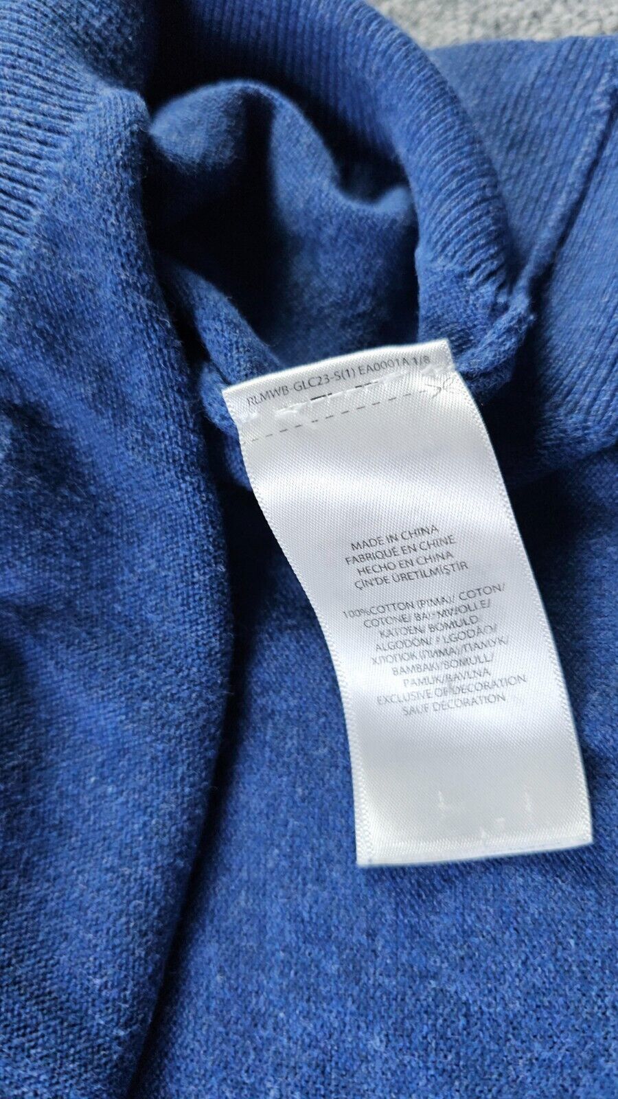 Polo Ralph Lauren Polo Ralph Lauren Pima Cotton V-Neck Sweater Pony Logo 2XL Size US XXL / EU 58 / 5 - 7 Thumbnail