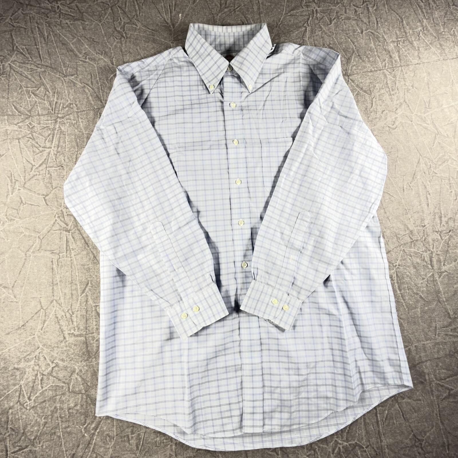 Brooks Brothers Brooks Brothers Shirt Men's 16-2/3 Blue 346 Long Sleeve Size 42R - 1 Thumbnail