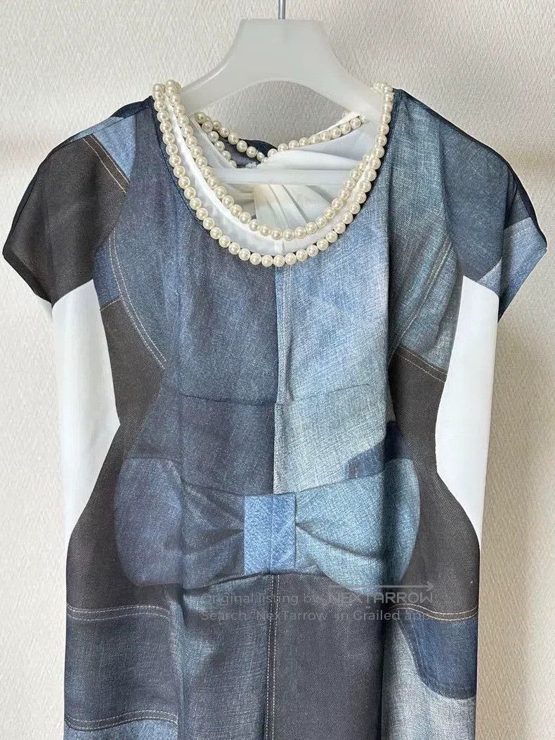 Junya Watanabe Junya Watanabe Denim Patchwork Dress Size S / US 4 / IT 40 - 3 Thumbnail