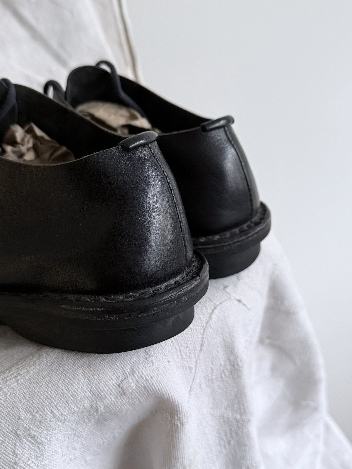 Trippen Trippen Black Leather Shoes Size US 8 / EU 41 - 7 Thumbnail