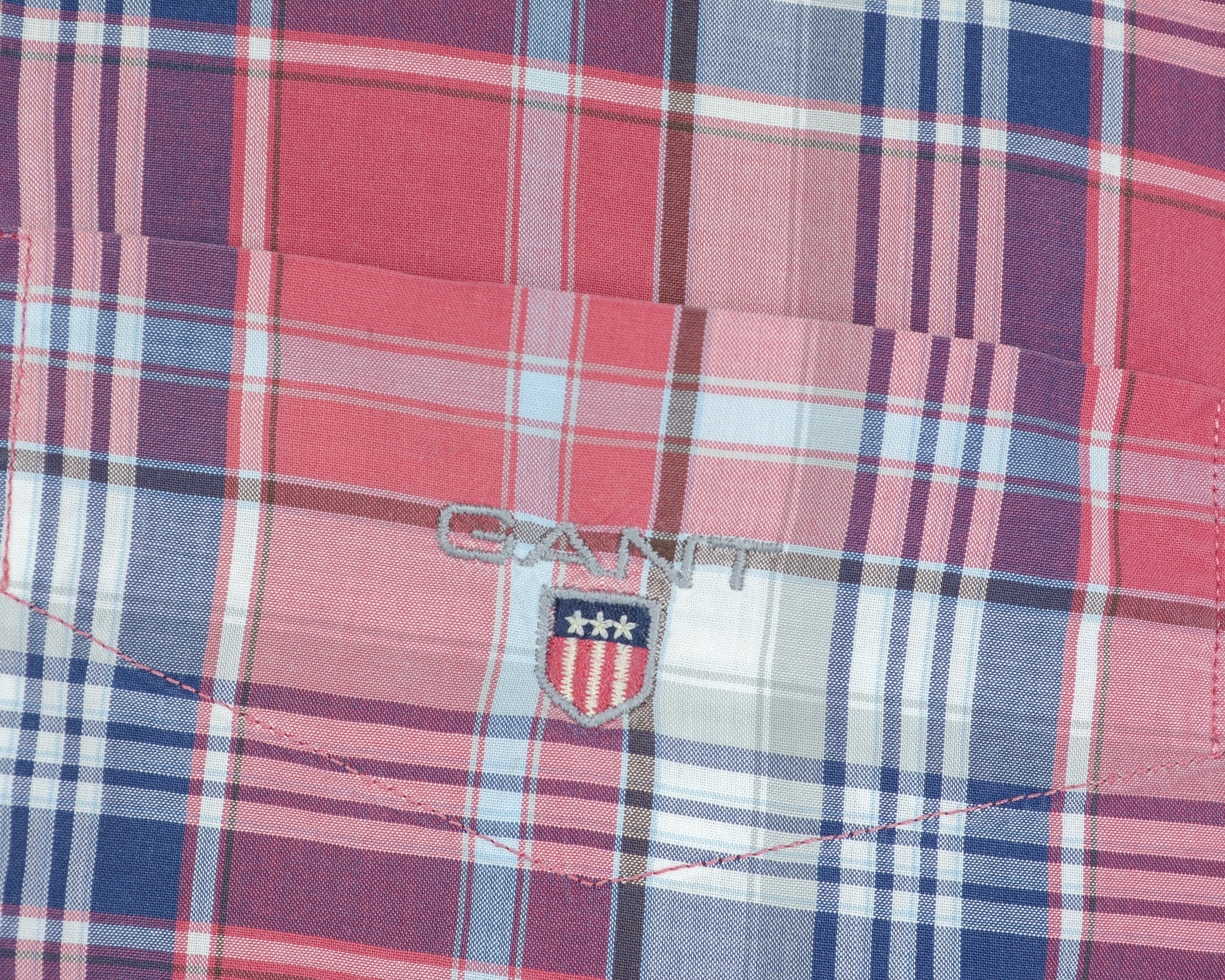 Gant Beach Comber Poplin 2XL Check Shirt Casual Plaid Long Sleeve Size US XXL / EU 58 / 5 - 5 Thumbnail