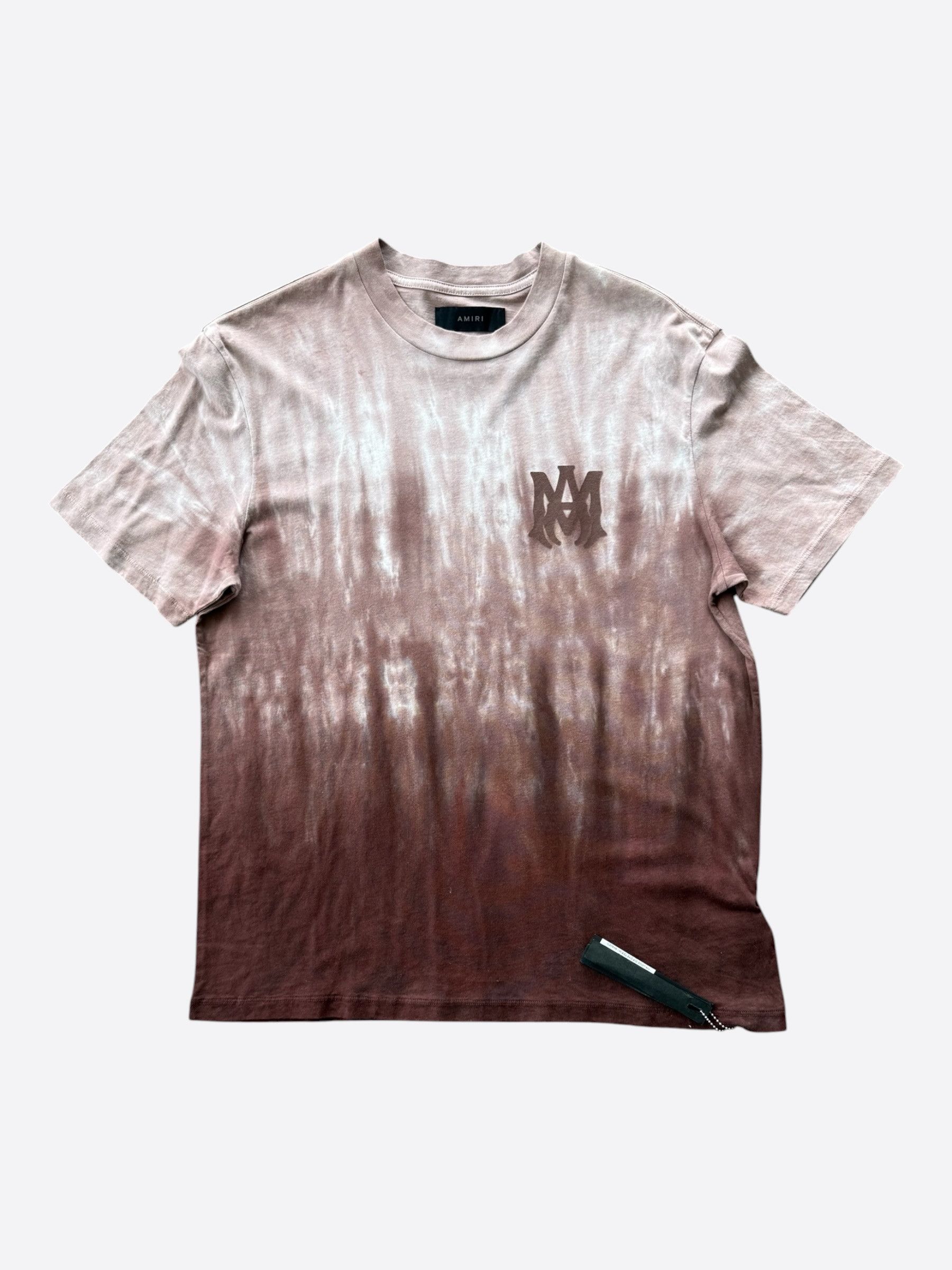 Amiri Amiri Brown Tie-Dye MA Core Logo T-Shirt Size US M / EU 48-50 / 2 - 1 Thumbnail