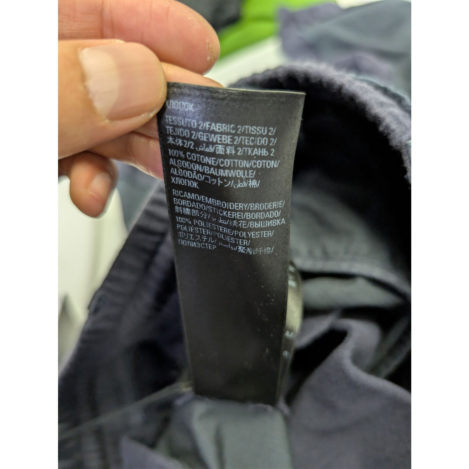 Balenciaga o1rshd1 Patched Hybrid Cargo Trackpants in dark navy Size US 30 / EU 46 - 18 Thumbnail