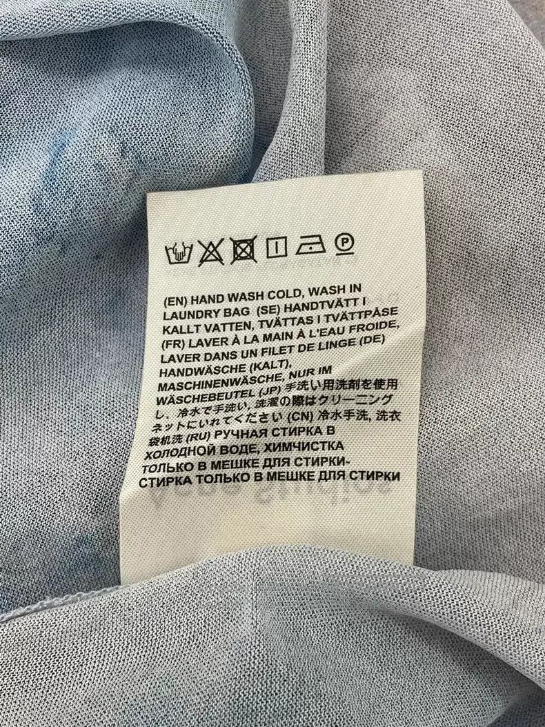Acne Studios Acne Studios Blue Gradient Printed Long Sleeve Top Size S / US 4 / IT 40 - 6 Thumbnail
