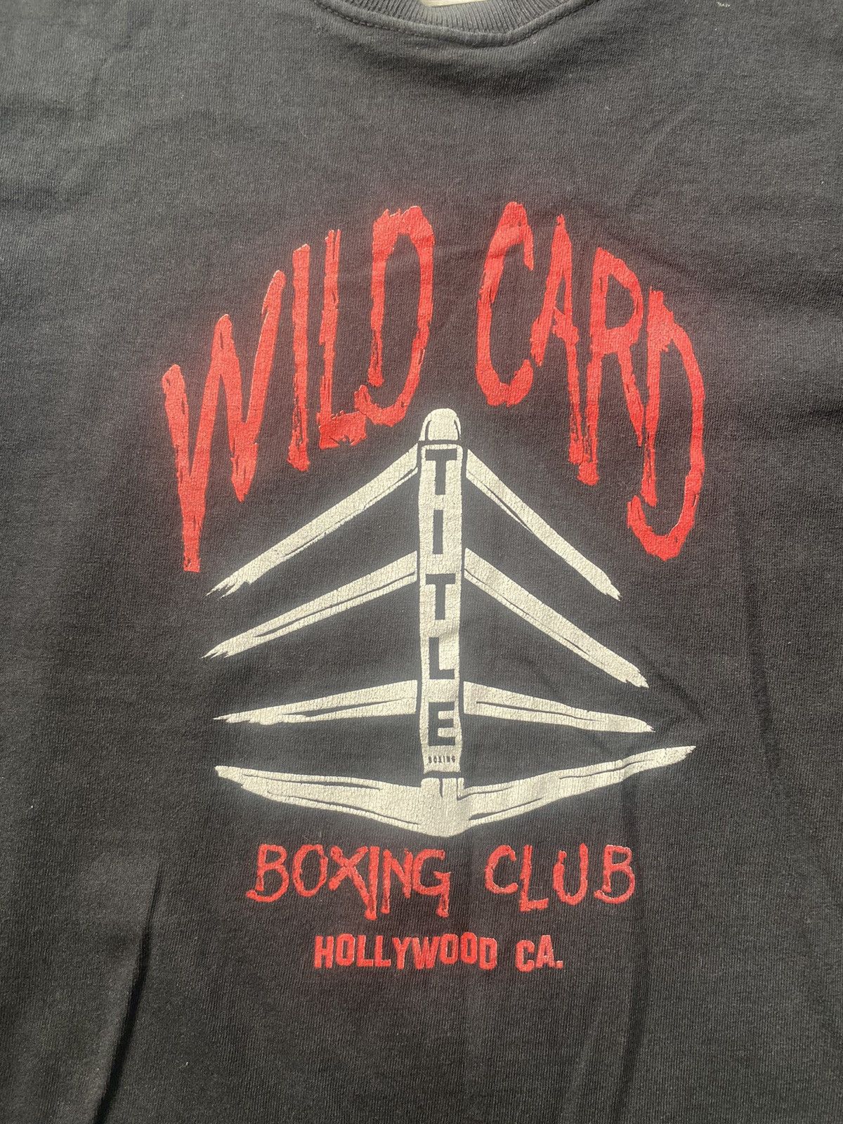 Fruit Of The Loom × Vintage Vintage Wild Card Boxing Shirt Size US M / EU 48-50 / 2 - 4 Thumbnail