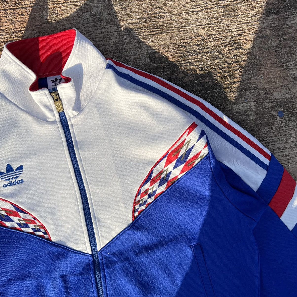 Adidas × Vintage Vintage Adidas Tracktop Vortis Tokushima Otsuka F.C Jacket Size US L / EU 52-54 / 3 - 3 Thumbnail