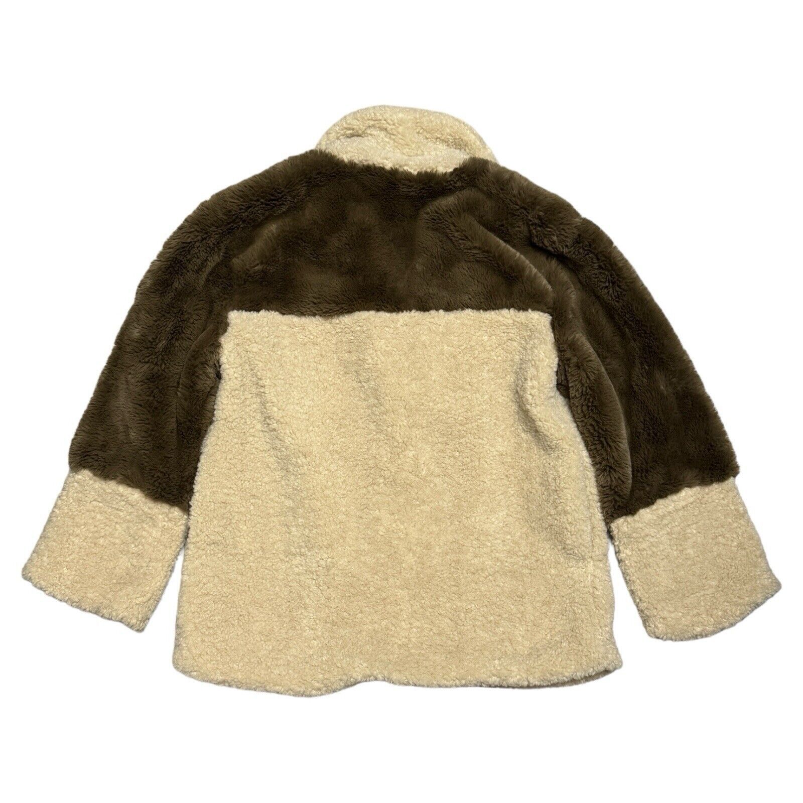 Steve Madden STEVE MADDEN Faux Fur Fleece Comfy Designer Womens Coat Size L / US 10 / IT 46 - 3 Thumbnail