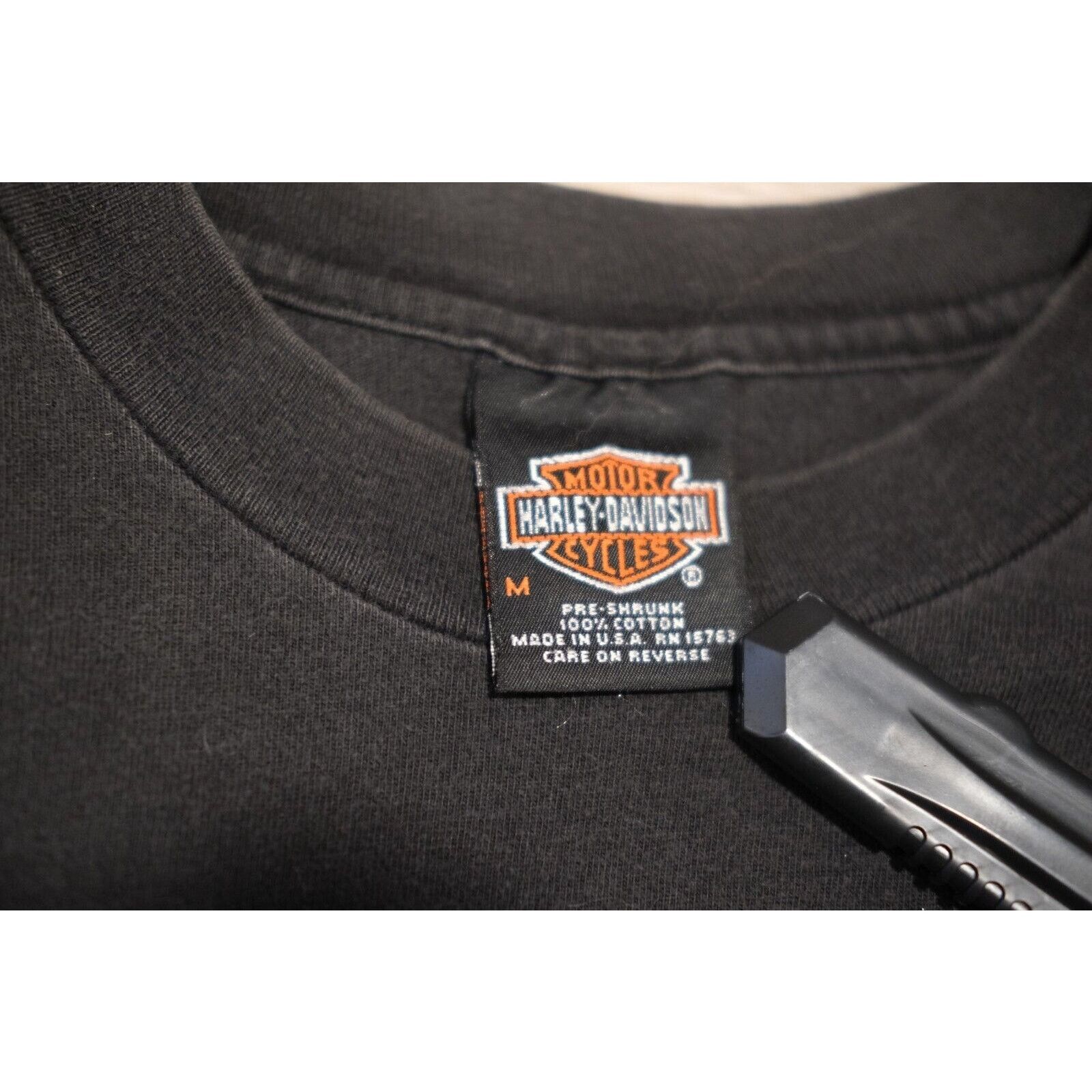 Harley Davidson Vintage 90s Harley Davidson Rushmore Sturgis Shirt XL Black Size US M / EU 48-50 / 2 - 4 Thumbnail