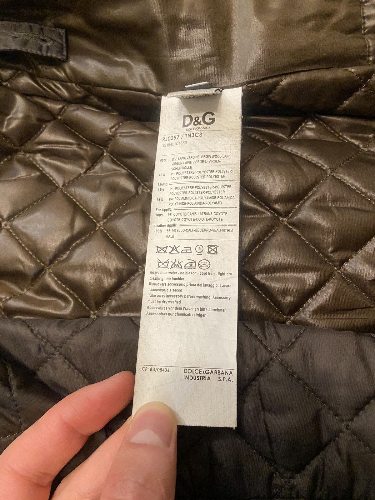 Dolce & Gabbana Dolce & Gabbana wool short coat 2 in 1 Size US L / EU 52-54 / 3 - 6 Thumbnail
