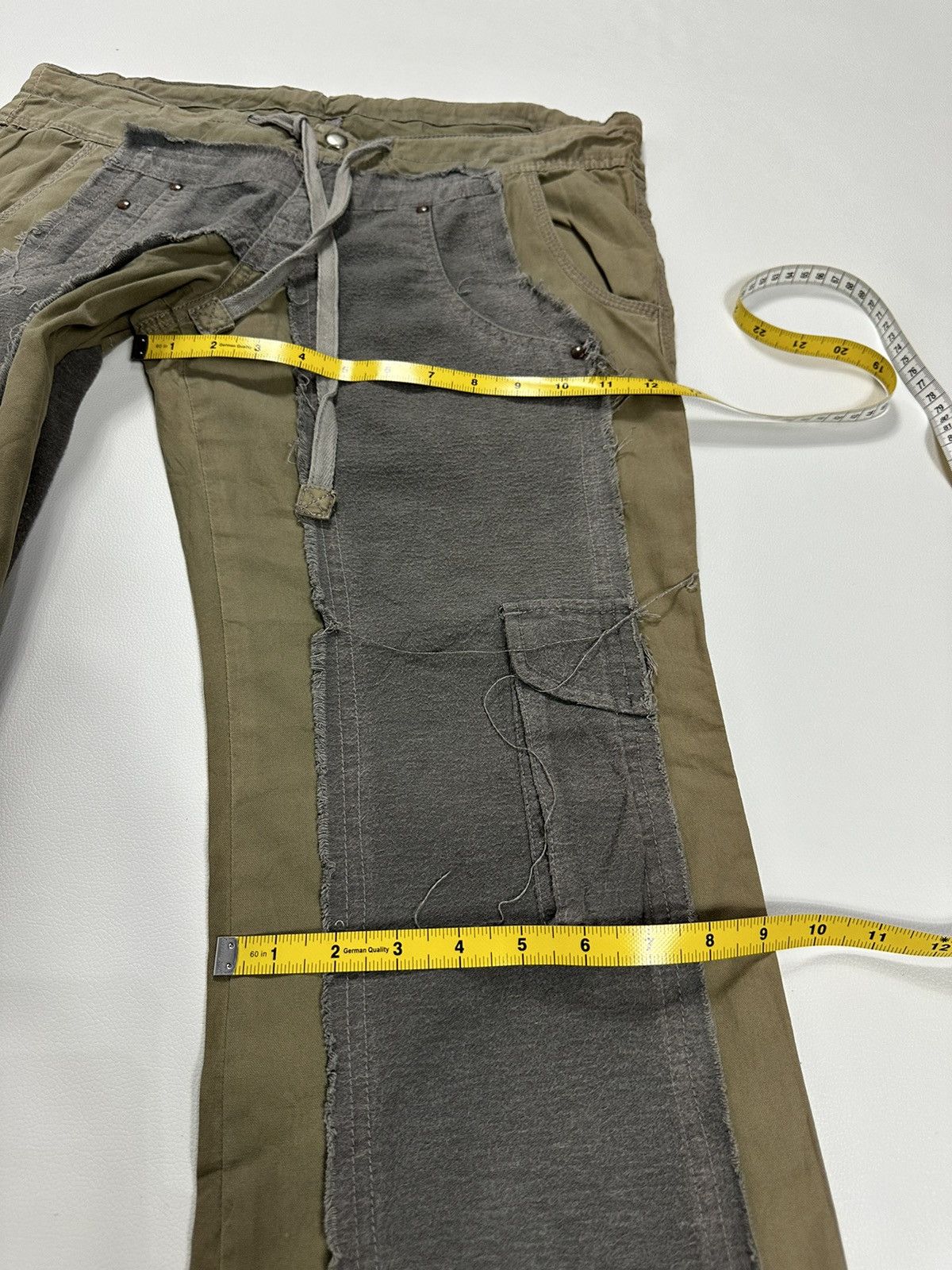 Japanese Brand Toughjeansmith Nice hybrid Pants low rise drawstring waist Size US 29 - 13 Thumbnail