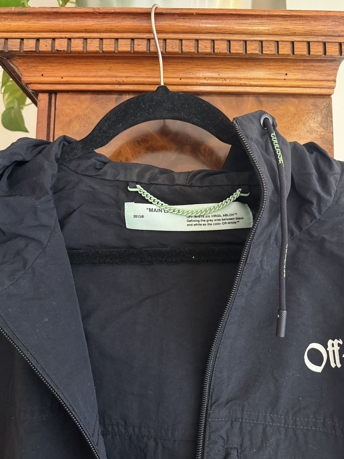 Off-White Off-White Impression Black Windbreaker Size Medium Size US M / EU 48-50 / 2 - 8 Thumbnail