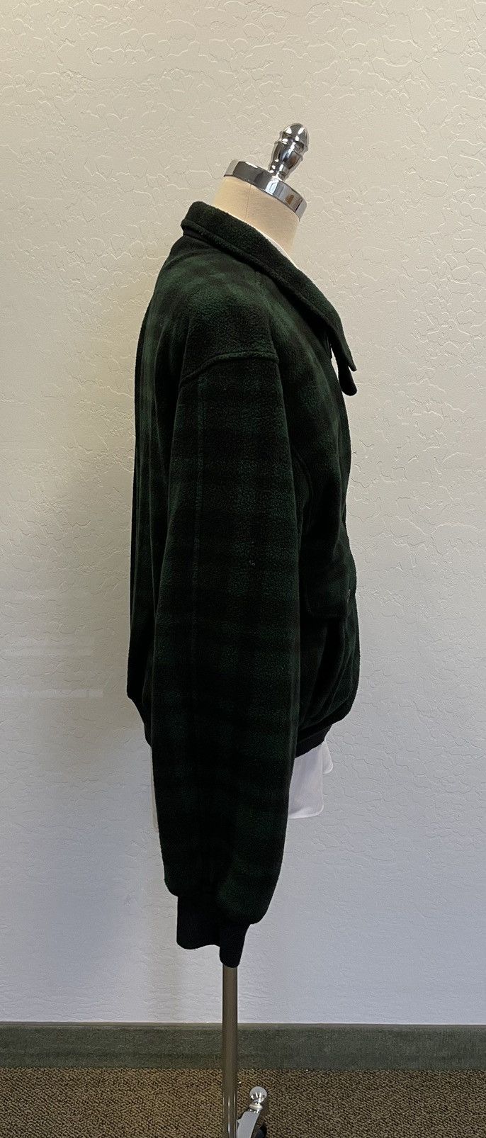 Polo Ralph Lauren × Vintage Black Watch Plaid Fleece Bomber Size US XL / EU 56 / 4 - 3 Thumbnail
