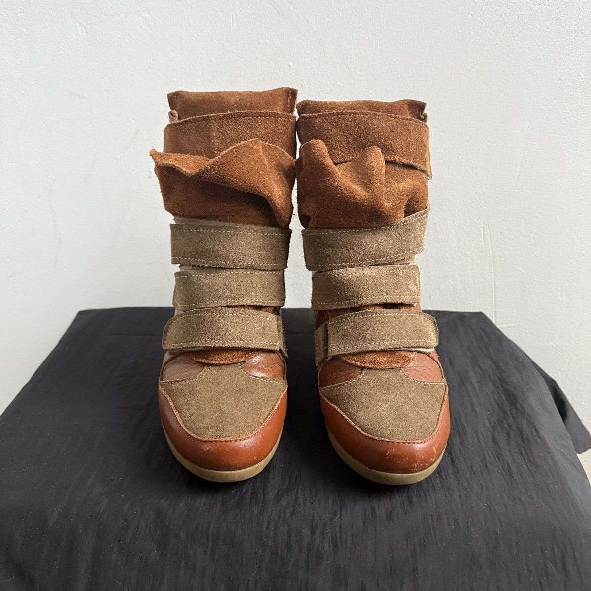Seditionaries Vintage Original Comfort Hi Top Wedge Sneakers Size US 6 / IT 36 - 3 Thumbnail