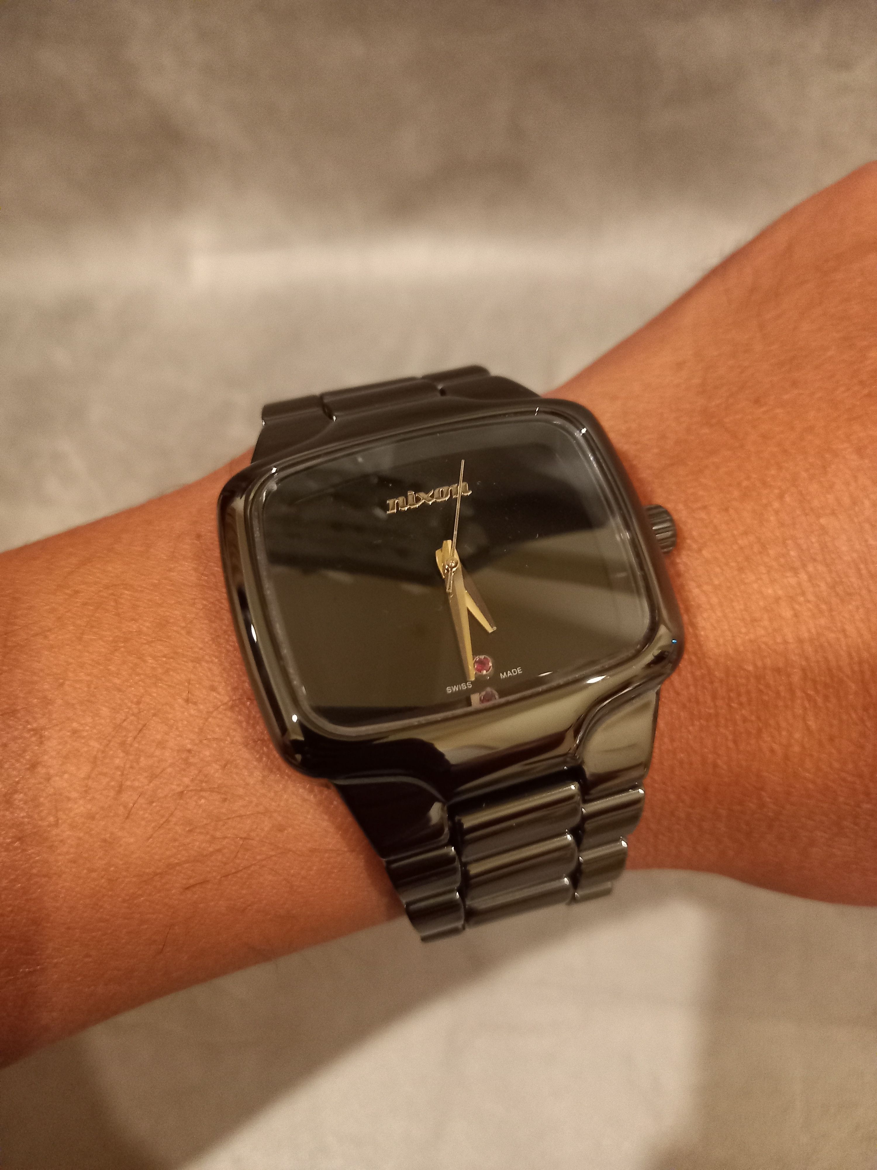 Nixon Nixon Watch “The Ceramic Player” Automatic OG Logo Size ONE SIZE - 1 Thumbnail
