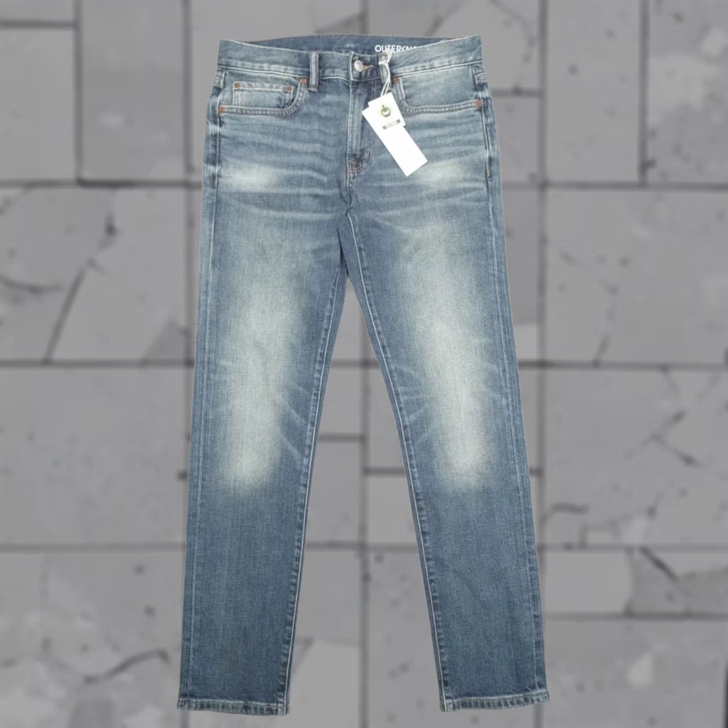 Outerknown Outerknown S.E.A. Ambassador Slim Fit Jeans Denim 29x30 Organic Worn Indigo Mens Jeans Slim Straight 5-Pocket Size US 29 - 1 Thumbnail