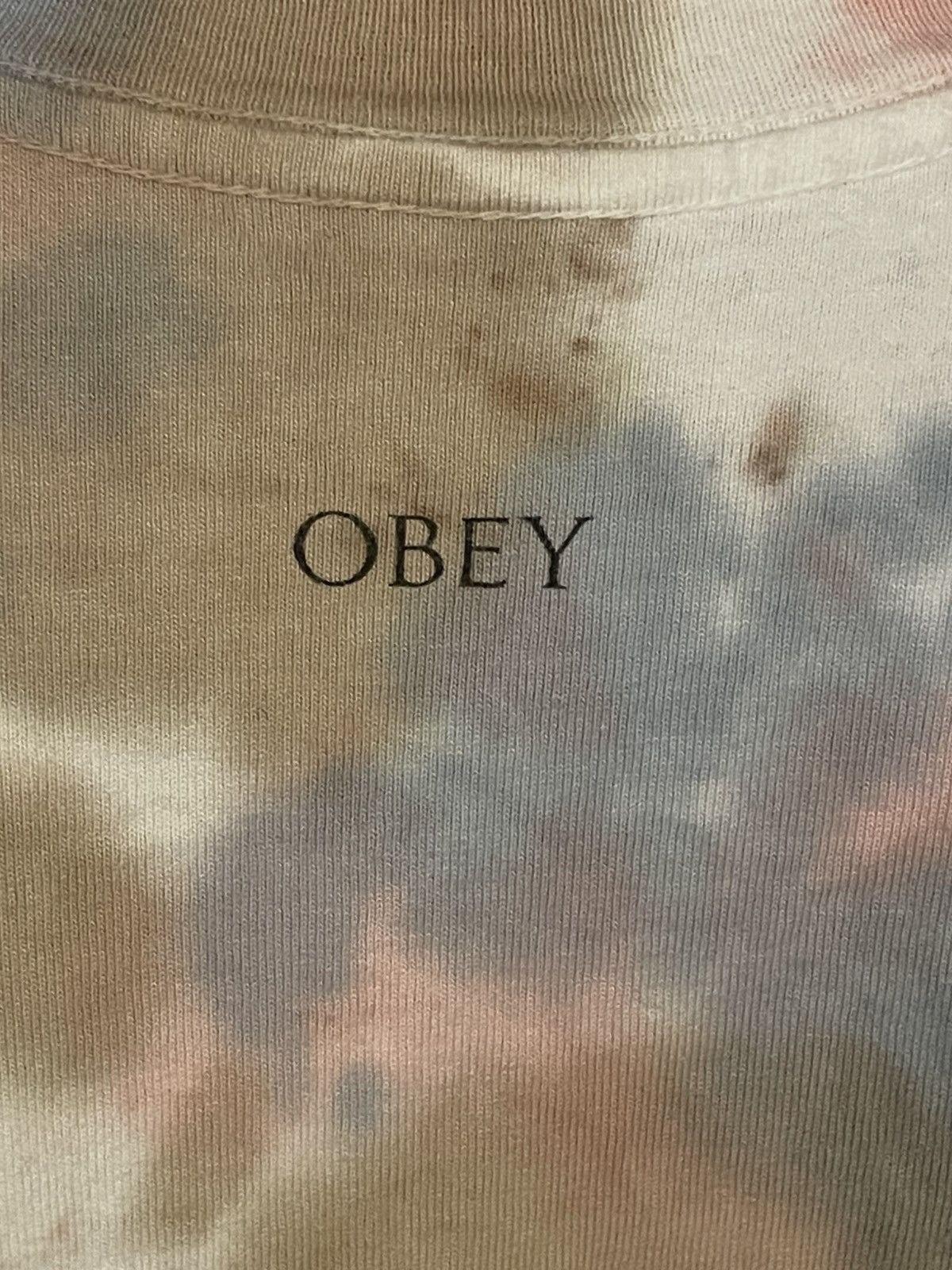 Obey Obey Men’s Medium Tie Dyed Butterfly T-Shirt Size US M / EU 48-50 / 2 - 7 Thumbnail