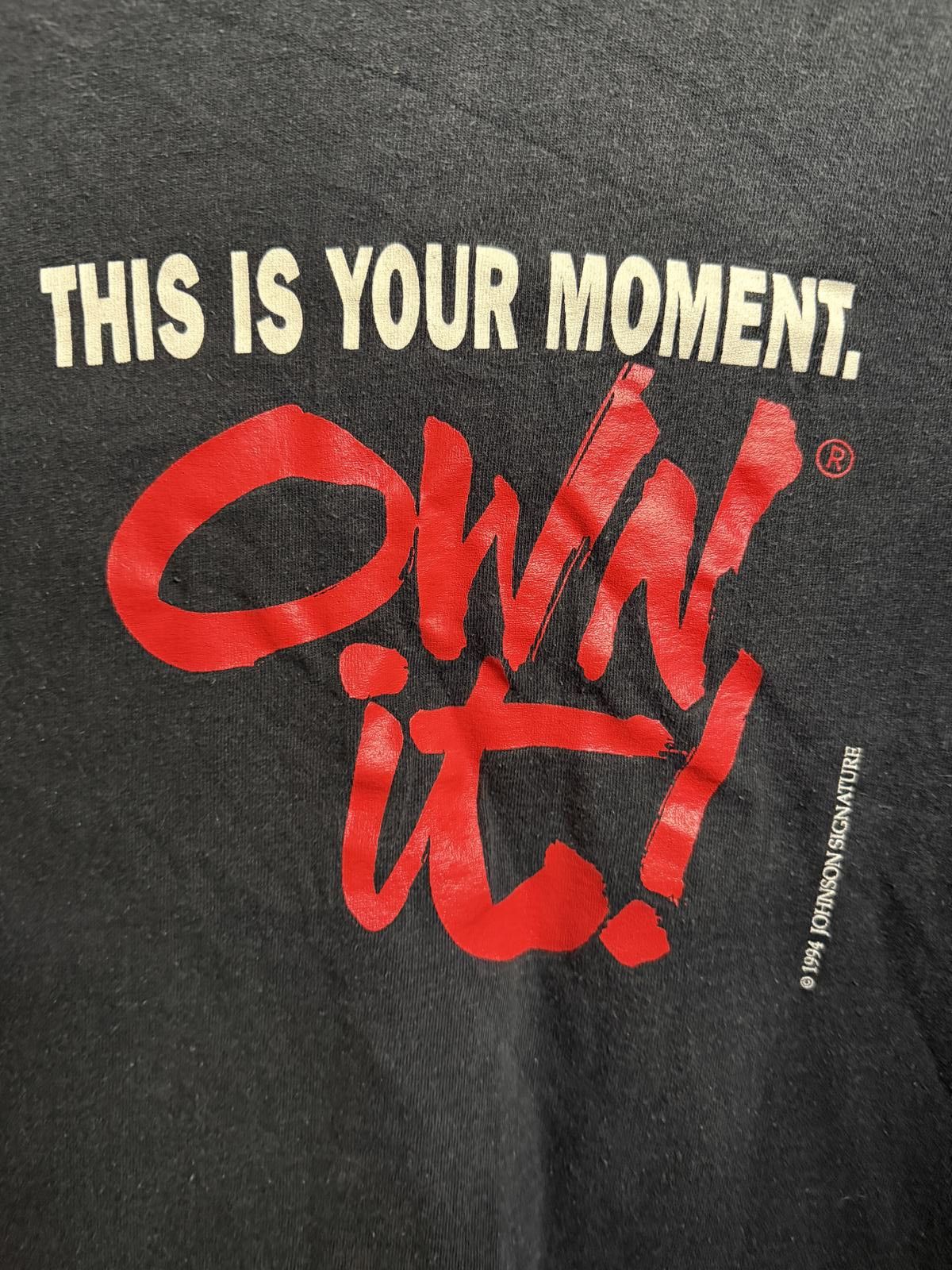 Designer VTG This is Your Moment Own It T-shirt 1994 Inspirational L Size US L / EU 52-54 / 3 - 4 Thumbnail