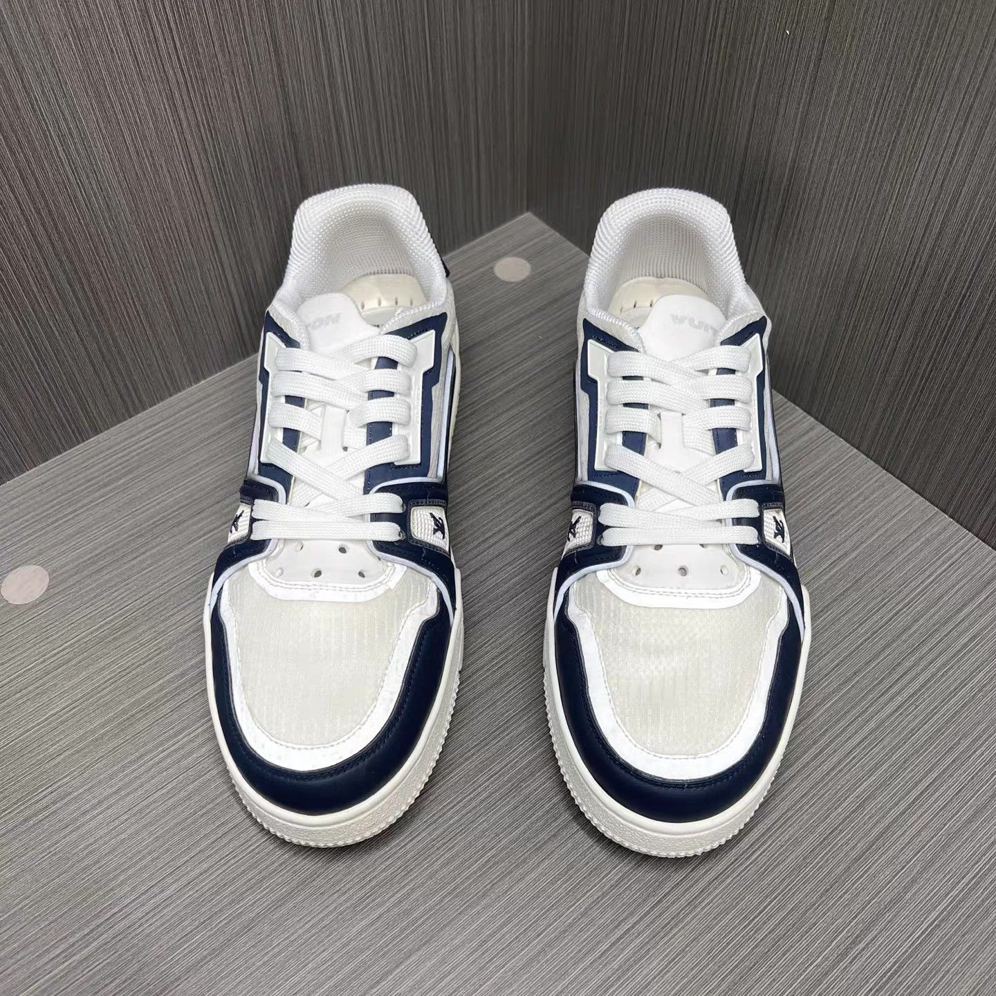 Louis Vuitton LV Trainer 37th America's Cup Blue White K15 Size US 8.5 / EU 41-42 - 2 Thumbnail