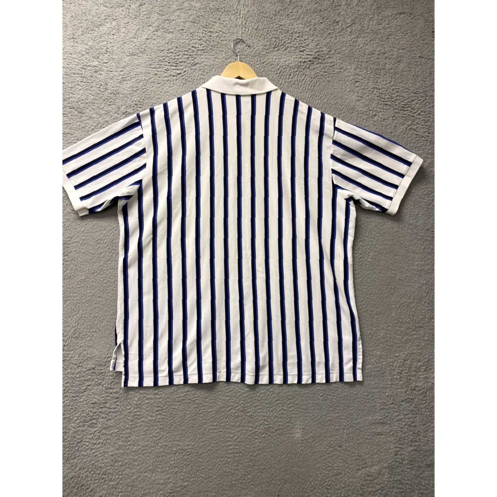 Polo Ralph Lauren Polo Ralph Lauren VTG Stripped Polo Shirt Men’s 2XL White Jersey Striped Polo Big & Tall Mens Size US XXL / EU 58 / 5 - 7 Thumbnail