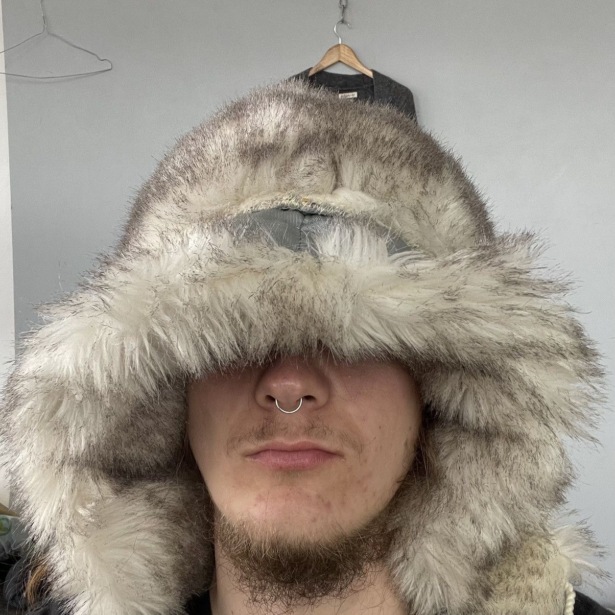 Other Vintage Y2K archival style faux fur USHANKA trapper hat Size ONE SIZE - 11 Thumbnail
