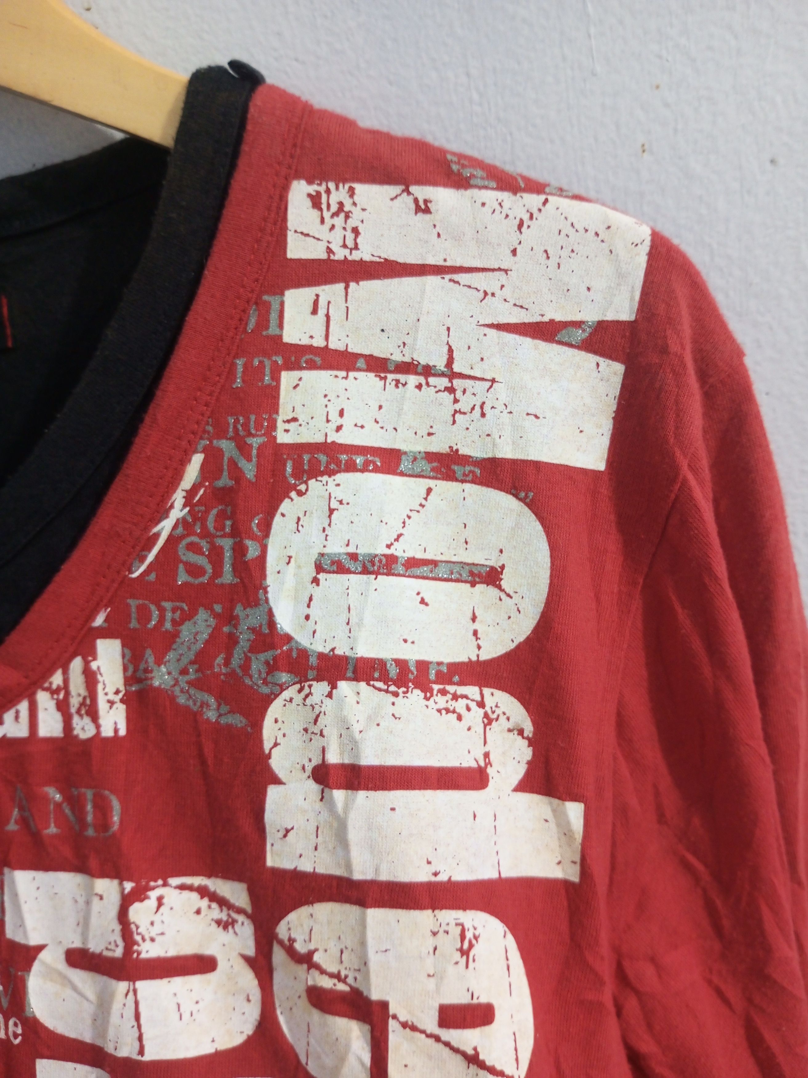 20471120 Beaumont carr poem skull Long sun fadded sleeve t shirt Size US L / EU 52-54 / 3 - 4 Thumbnail
