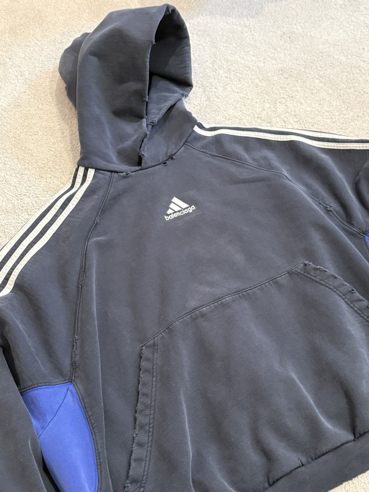 Adidas × Balenciaga Balenciaga Adidas Hoodie Size US S / EU 44-46 / 1 - 3 Thumbnail