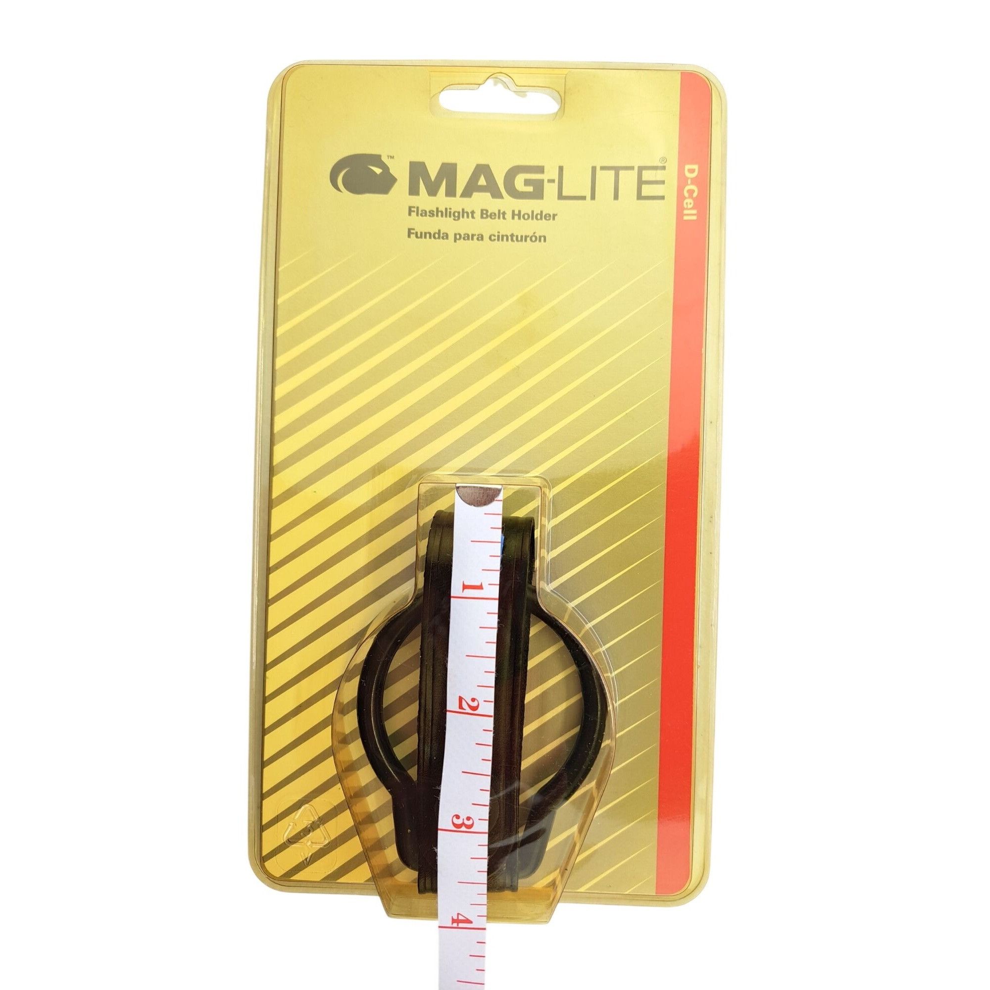 Other Mag-Lite D-Cell Flashlight Belt Holder Leather Oxidized Snap Size ONE SIZE - 3 Thumbnail