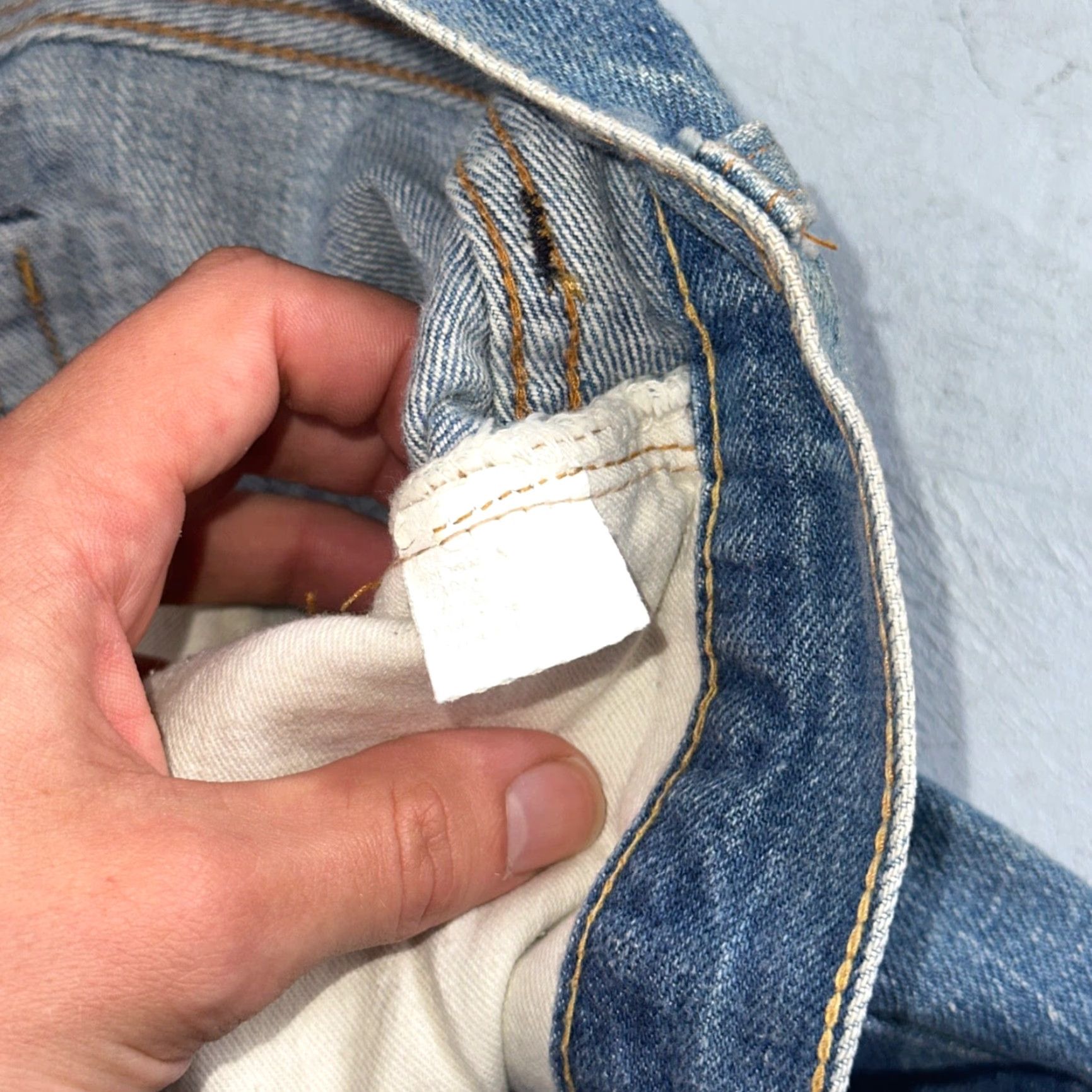 Levi's VINTAGE Levis 501 70s SS Redline Selvedge USA XX Jeans Med Wash 30x31 Acting 28x27 Size US 30 / EU 46 - 6 Thumbnail