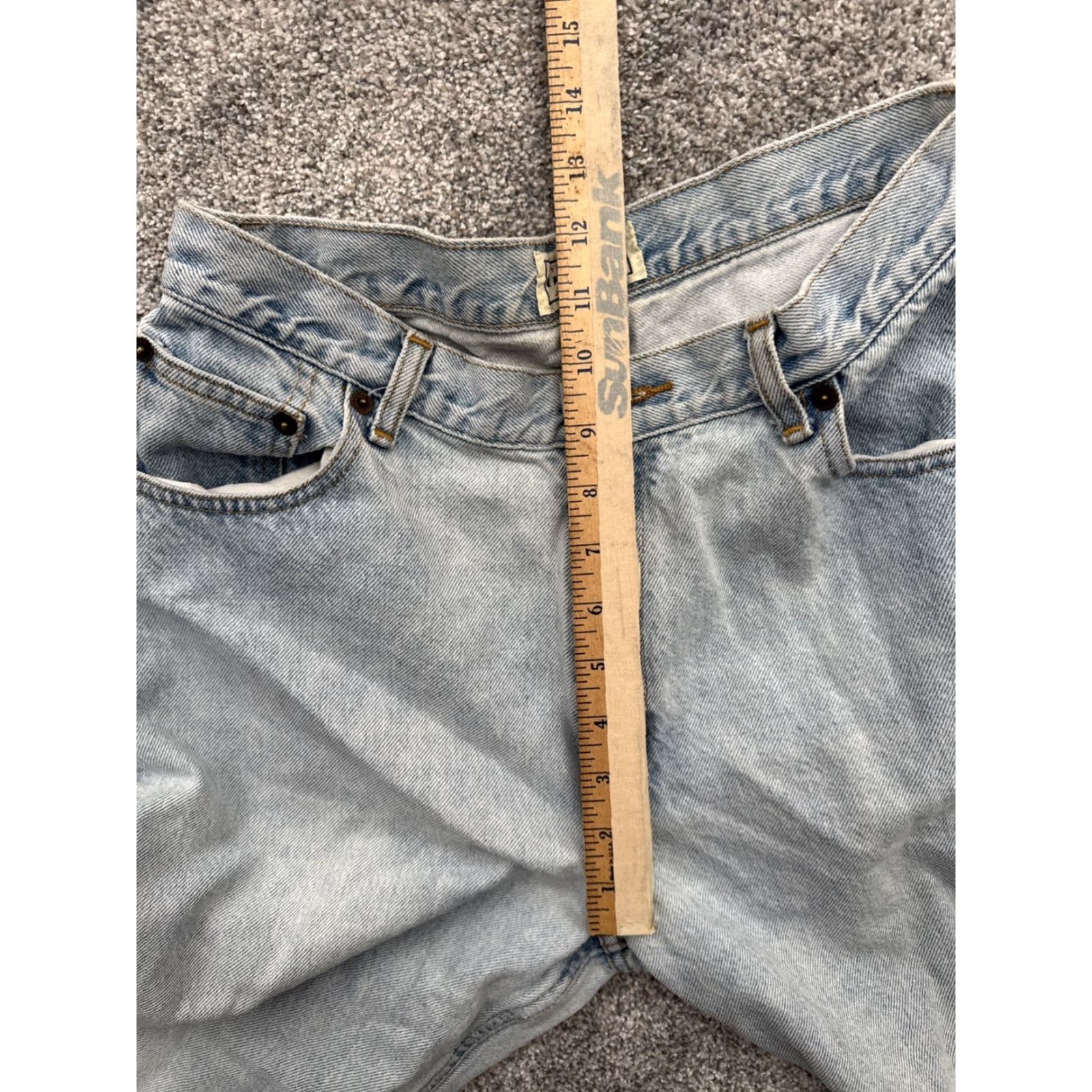 Vintage VINTAGE 90s Y2K Mom Jeans Womens Size 13 Long Rigid Grunge Streetwear Light Wash Arizona Jeans Size 34" / US 12 / IT 48 - 5 Thumbnail