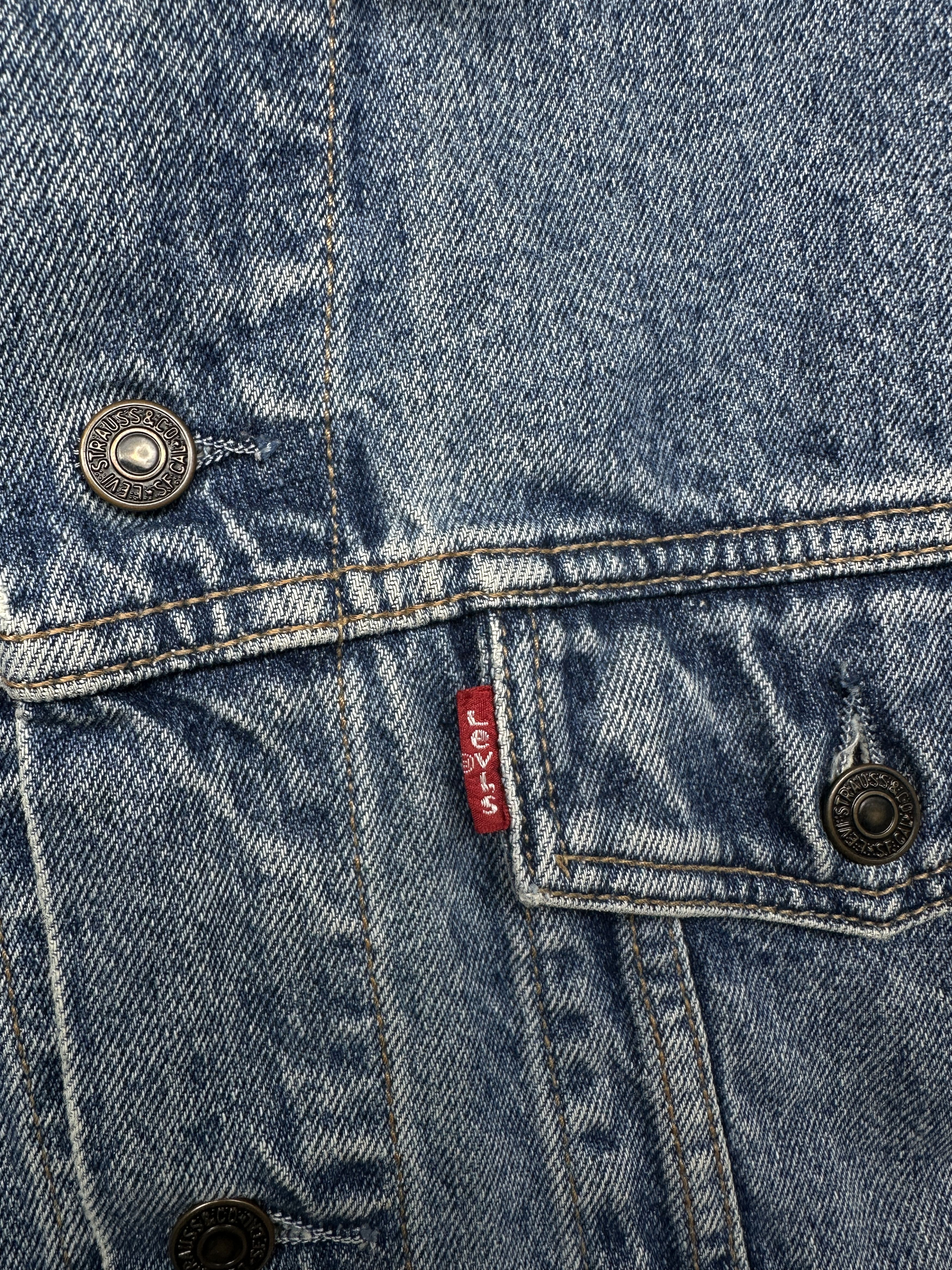Levi's Levi's 90s Vintage Mens Denim Vest Size US M / EU 48-50 / 2 - 3 Thumbnail