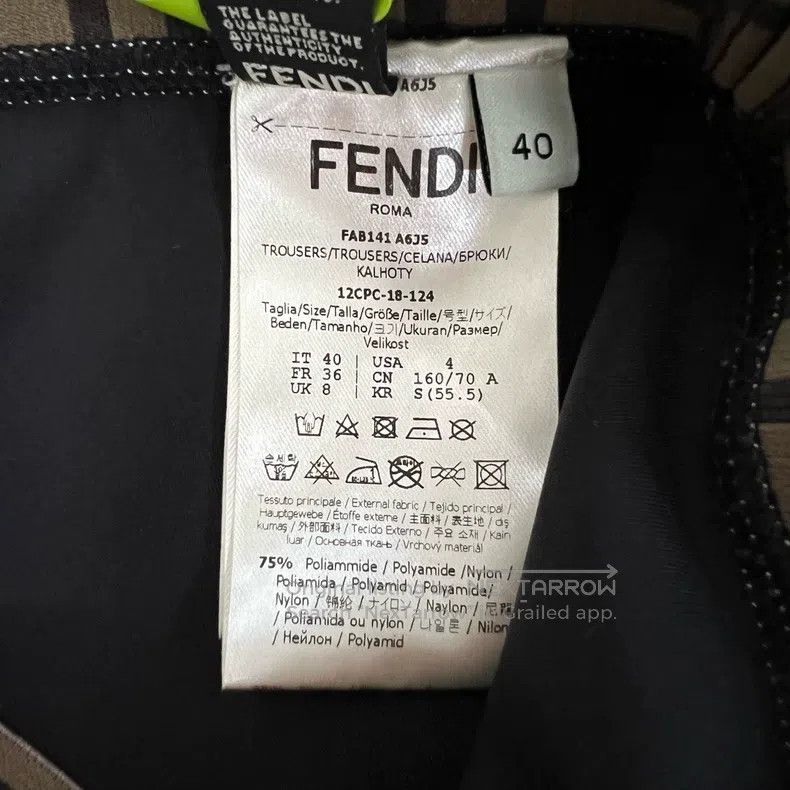 Fendi Fendi Full print old logo FF short pants Size US 36 / EU 52 - 5 Thumbnail
