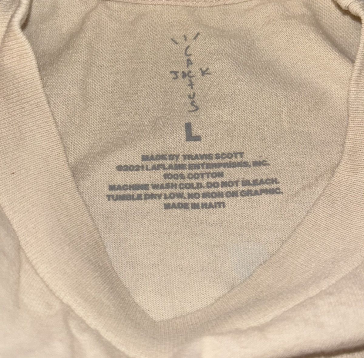 Travis Scott Cactus Jack 2023 Celebrity Softball Batter Up Tee Size US L / EU 52-54 / 3 - 5 Thumbnail