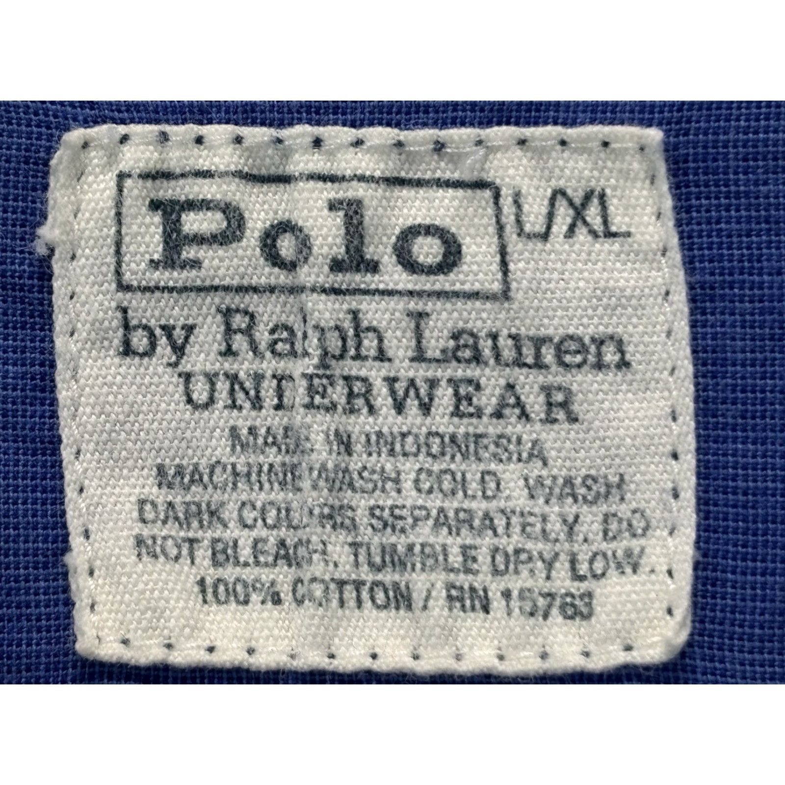 Polo Ralph Lauren VINTAGE Polo Ralph Lauren Robe Men L/XL Blue Lightweight Pony Logo 90s Mens Size US L / EU 52-54 / 3 - 6 Thumbnail