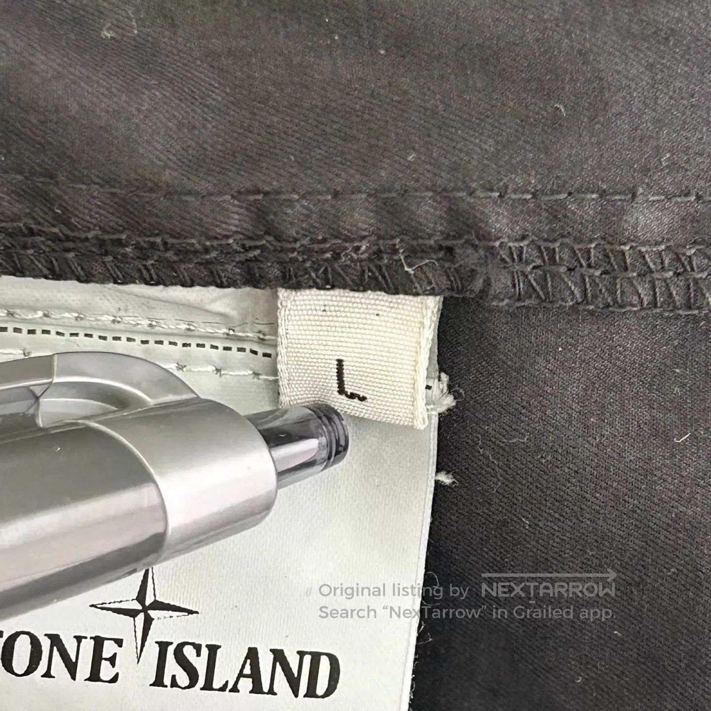 Stone Island Black Zip-Front Utility Jacket Size L. Size US L / EU 52-54 / 3 - 6 Thumbnail