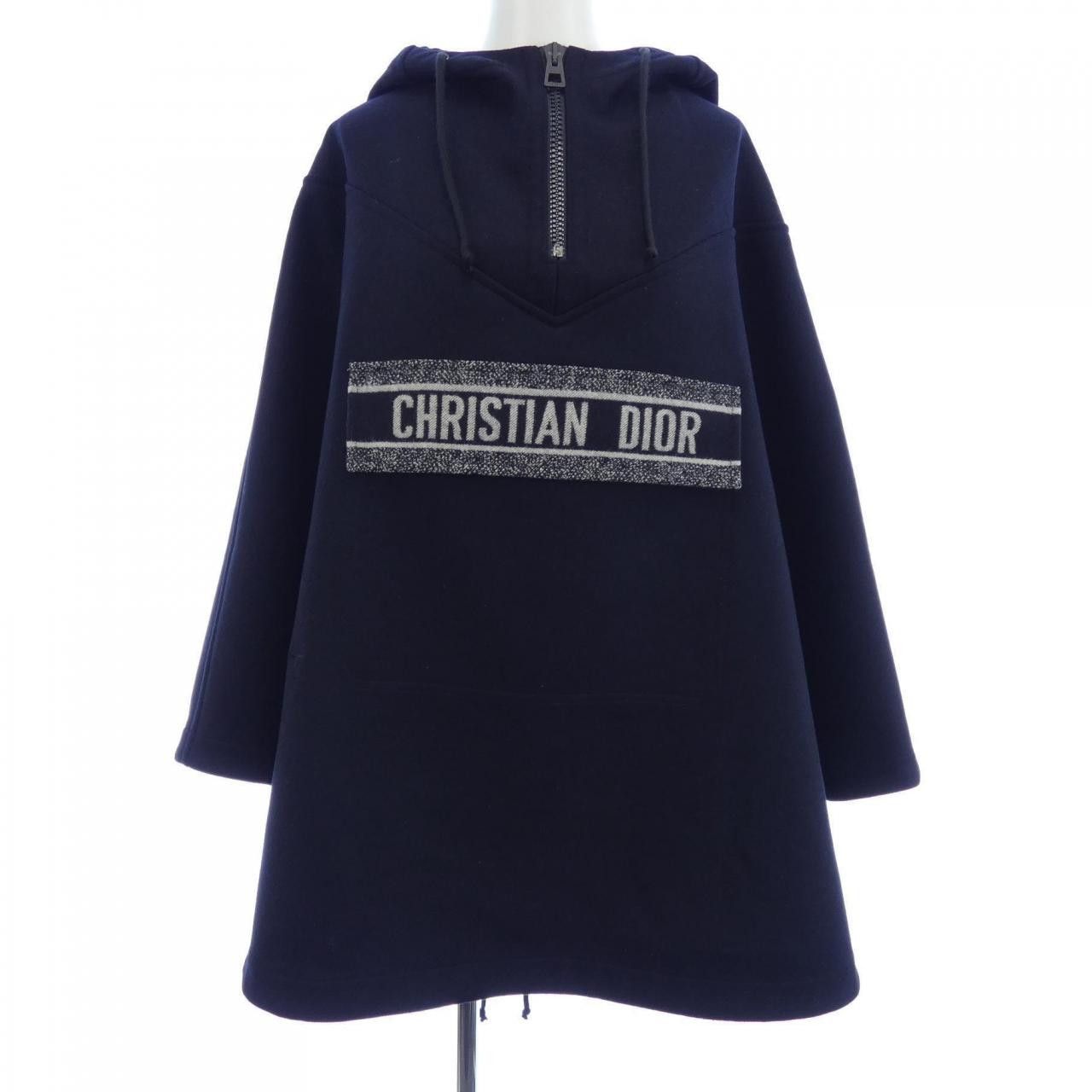Dior Dior Christian Dior Wool Blend Poncho Textile Outerwear 057C19A1116 DUTY FREE for USA Size ONE SIZE - 1 Thumbnail