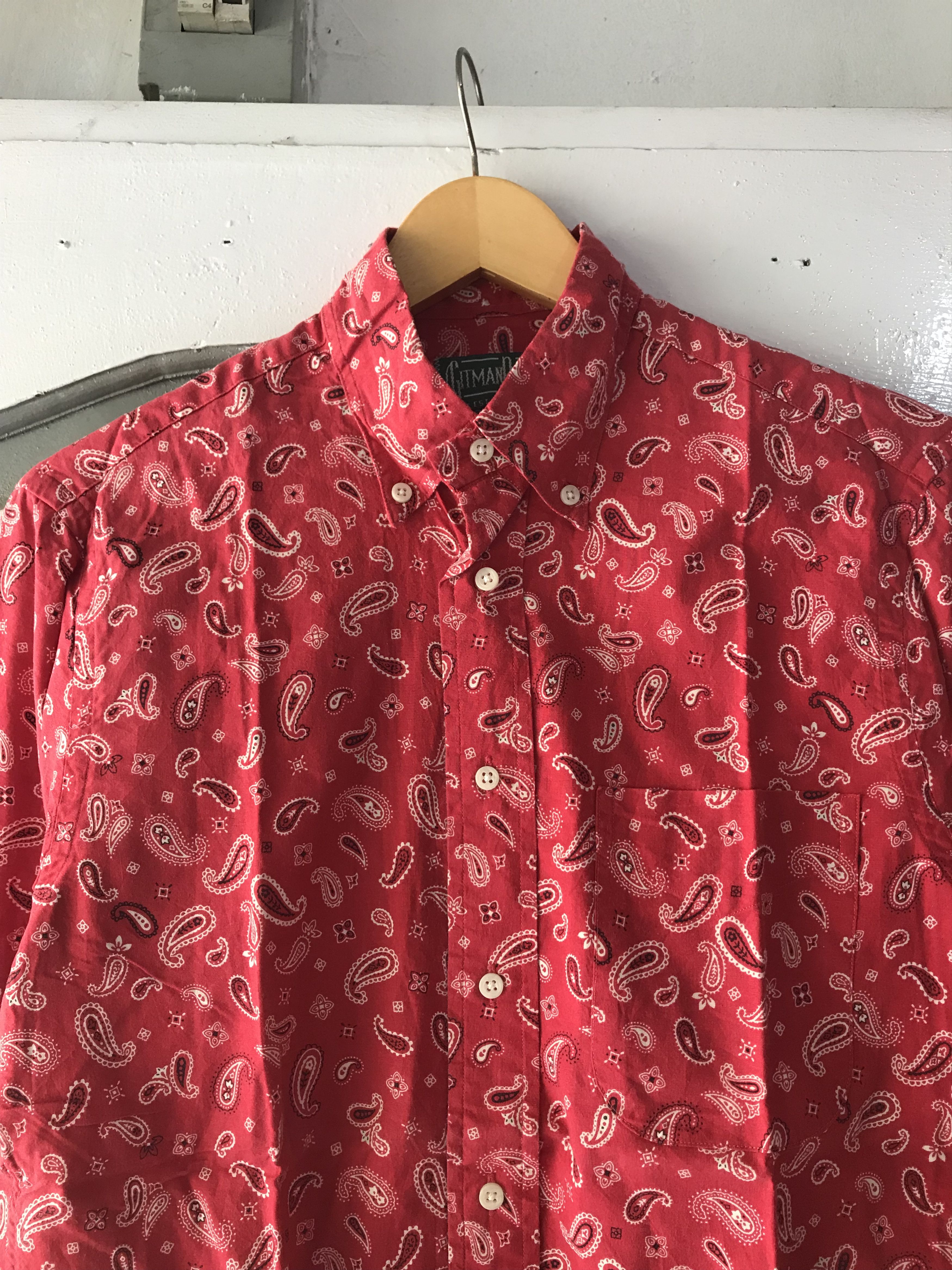 Gitman Bros. × Gitman Bros. Vintage Vintage Gitman Bros Paisley Shirt Size US S / EU 44-46 / 1 - 2 Thumbnail