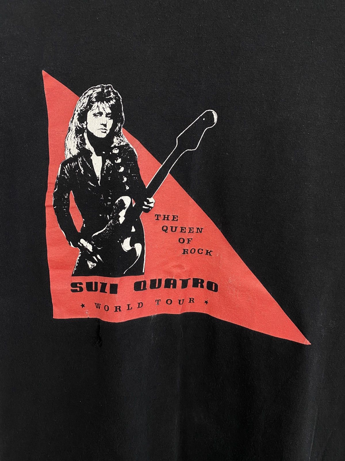 Band Tees × Vintage Vintage 90 Suzi Quatro The Queen of Rock t-shirt Size US L / EU 52-54 / 3 - 4 Thumbnail