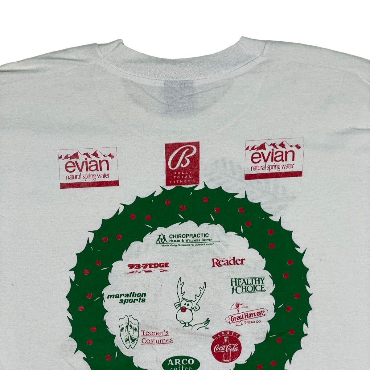 Fruit Of The Loom 🔥LAST PRICE🔥 Vintage 90s Reindeer Run Event Tee Size US L / EU 52-54 / 3 - 11 Thumbnail