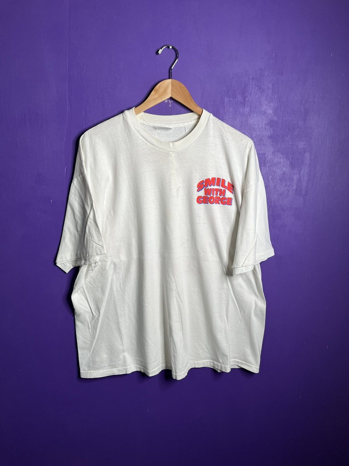 Vintage Vintage 90s George Forman smile with George t-shirt Size US XL / EU 56 / 4 - 1 Thumbnail