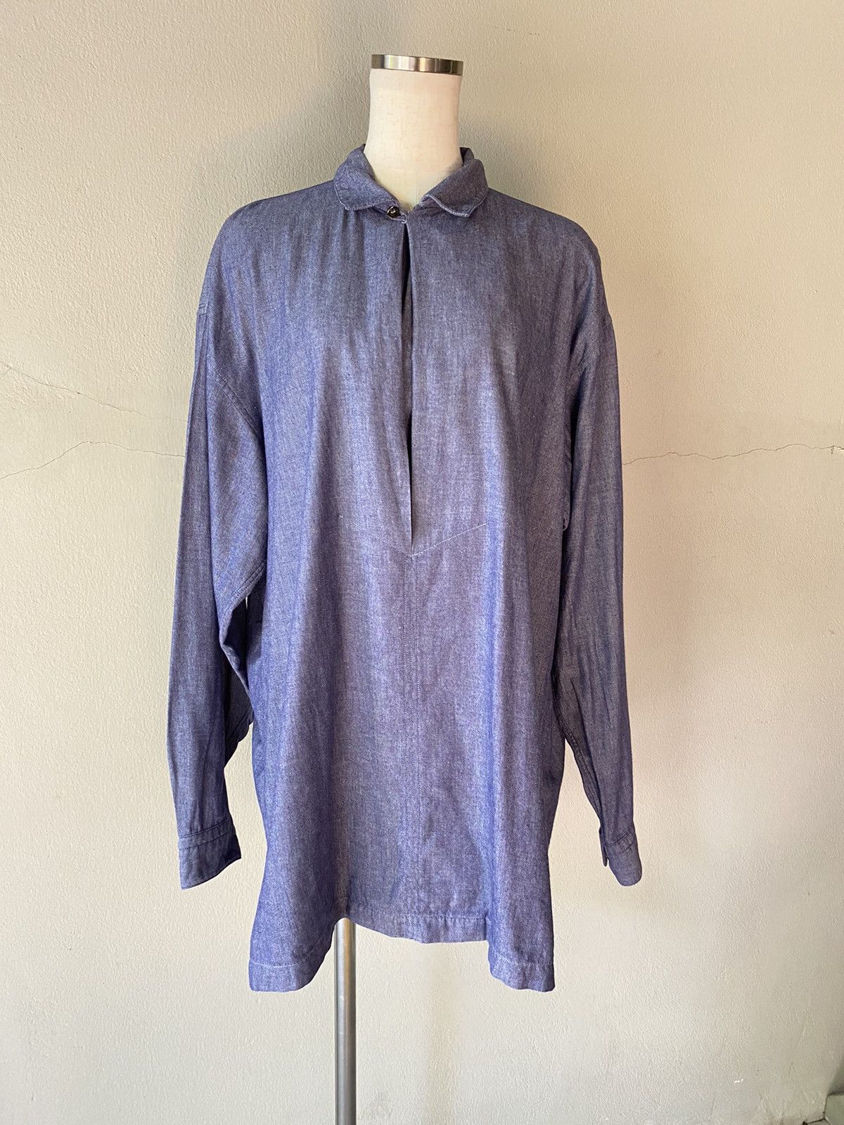 Issey Miyake IM issey miyake denim polo shirt Size US M / EU 48-50 / 2 - 13 Thumbnail