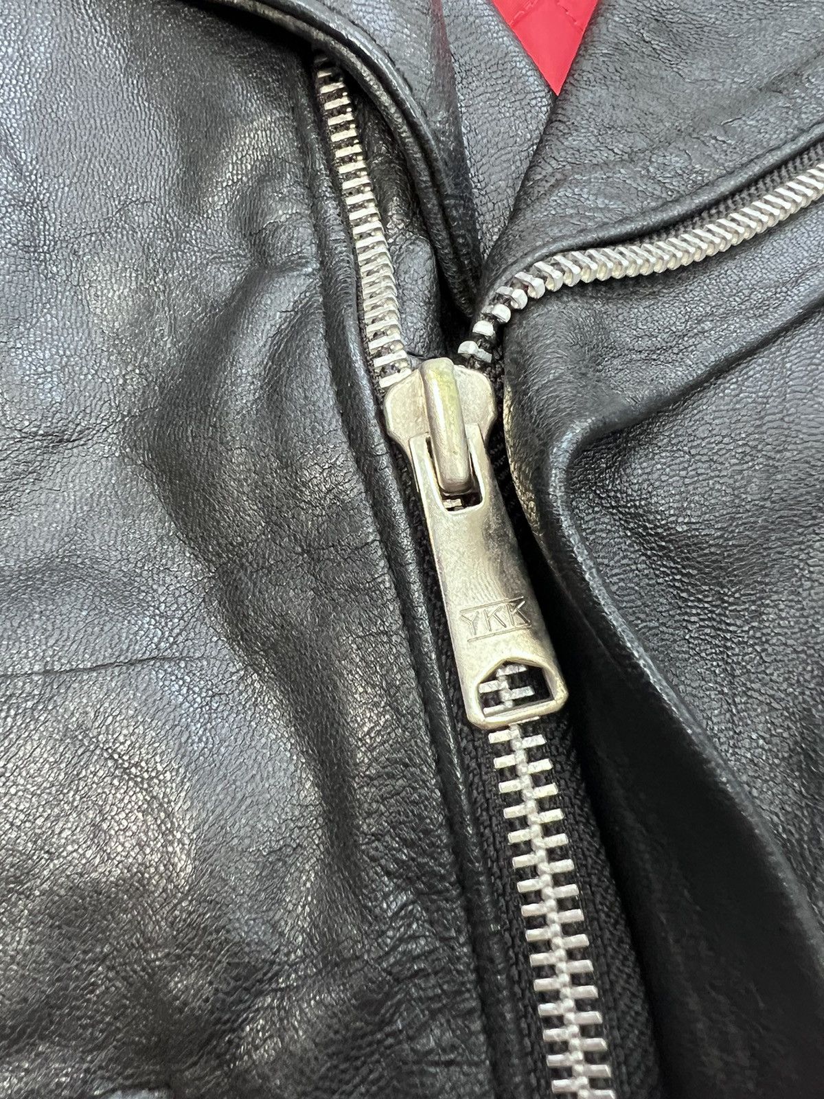 Japanese Brand SALE💣💣Vintage Real Leather HEAVY! Biker Racing Jacket Size US M / EU 48-50 / 2 - 8 Thumbnail
